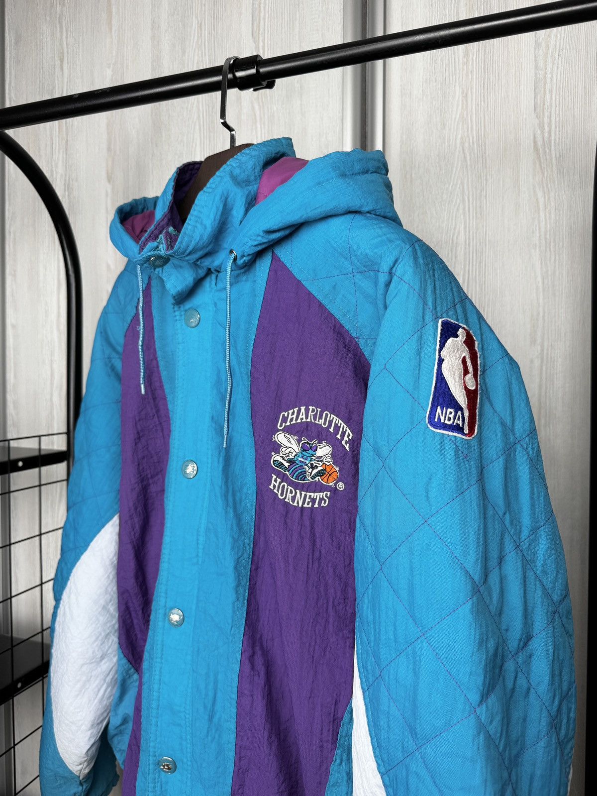Starter Charlotte Hornets Starter 90s Vintage NBA Full Zip jacket L Size US L / EU 52-54 / 3 - 5 Thumbnail