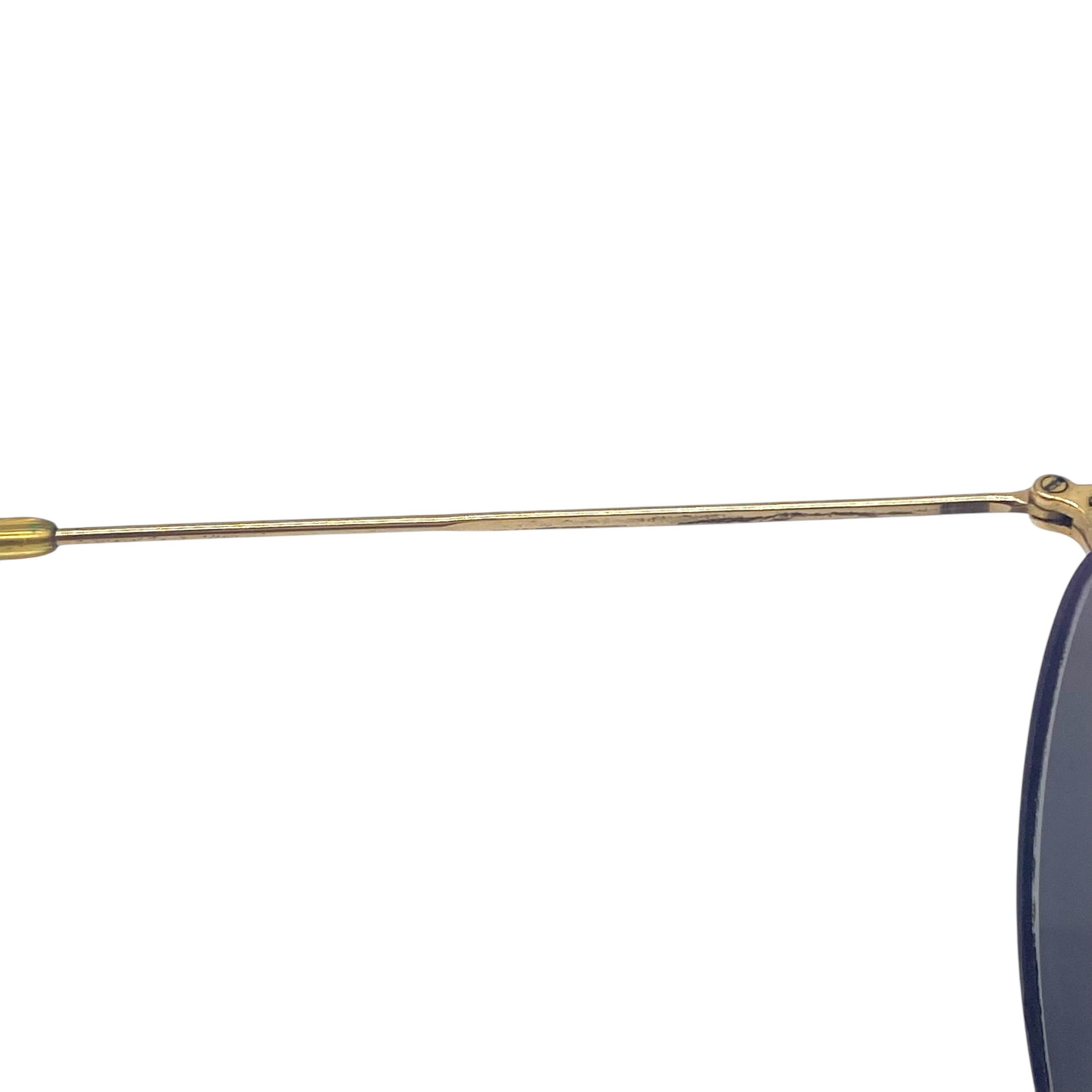 RayBan Vintage RayBan Prescription Glasses Sunglasses Round Gold Size ONE SIZE - 6 Thumbnail
