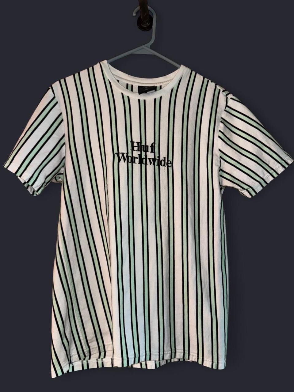 Huf HUF Striped T-Shirt Size US M / EU 48-50 / 2 - 1 Thumbnail
