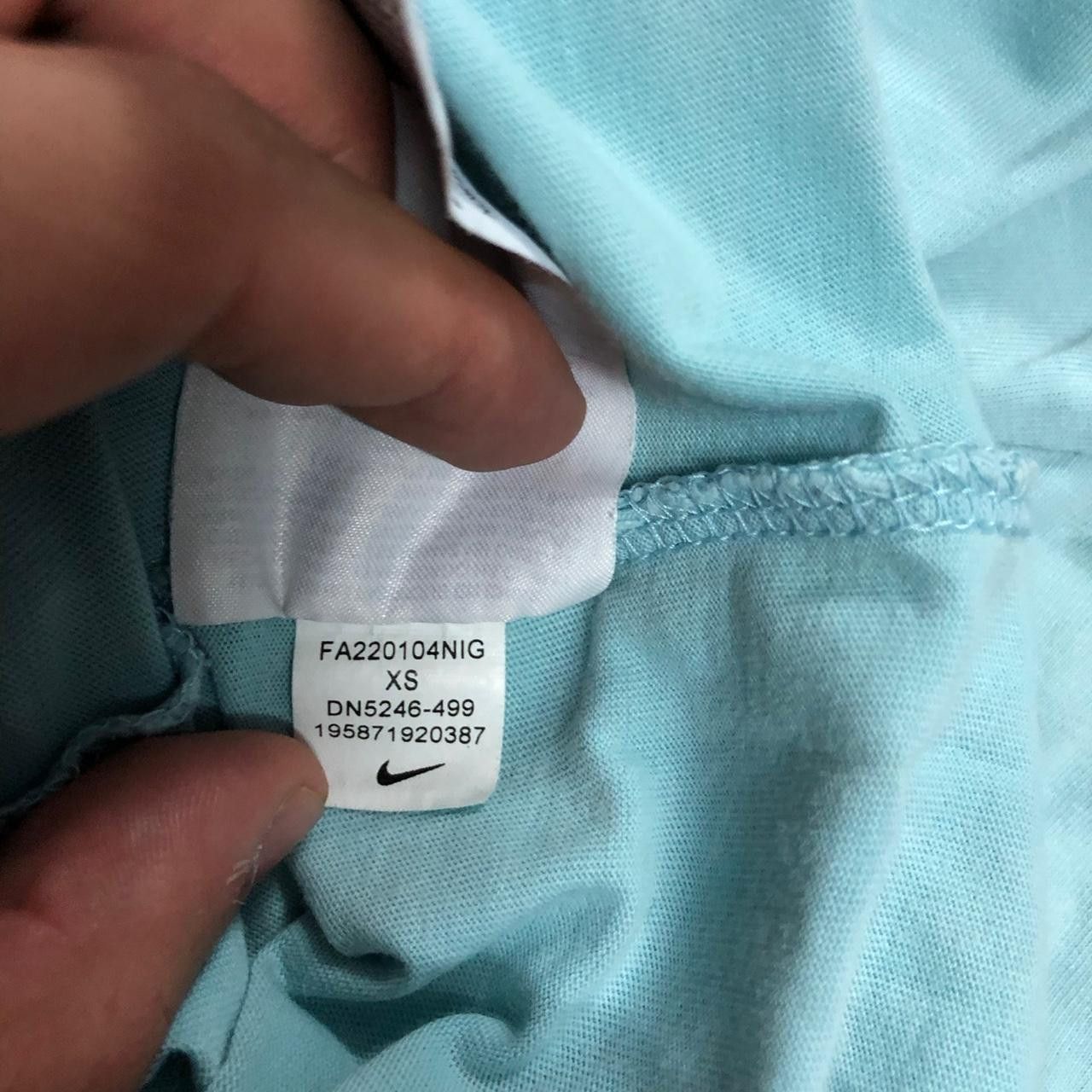Nike Nike light blue T-shirt Size US XS / EU 42 / 0 - 4 Thumbnail
