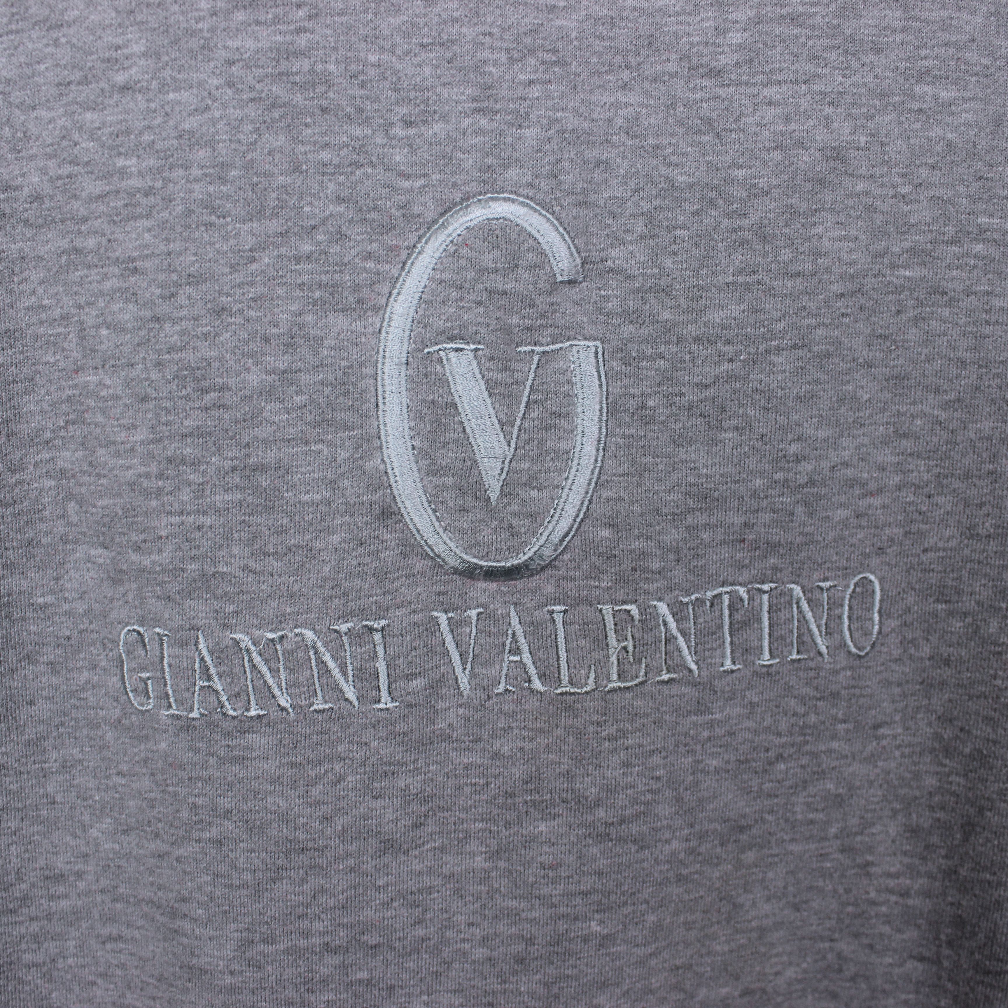 Valentino Valentino sweatshirt vintage Centr logo S M gray Size US M / EU 48-50 / 2 - 9 Thumbnail