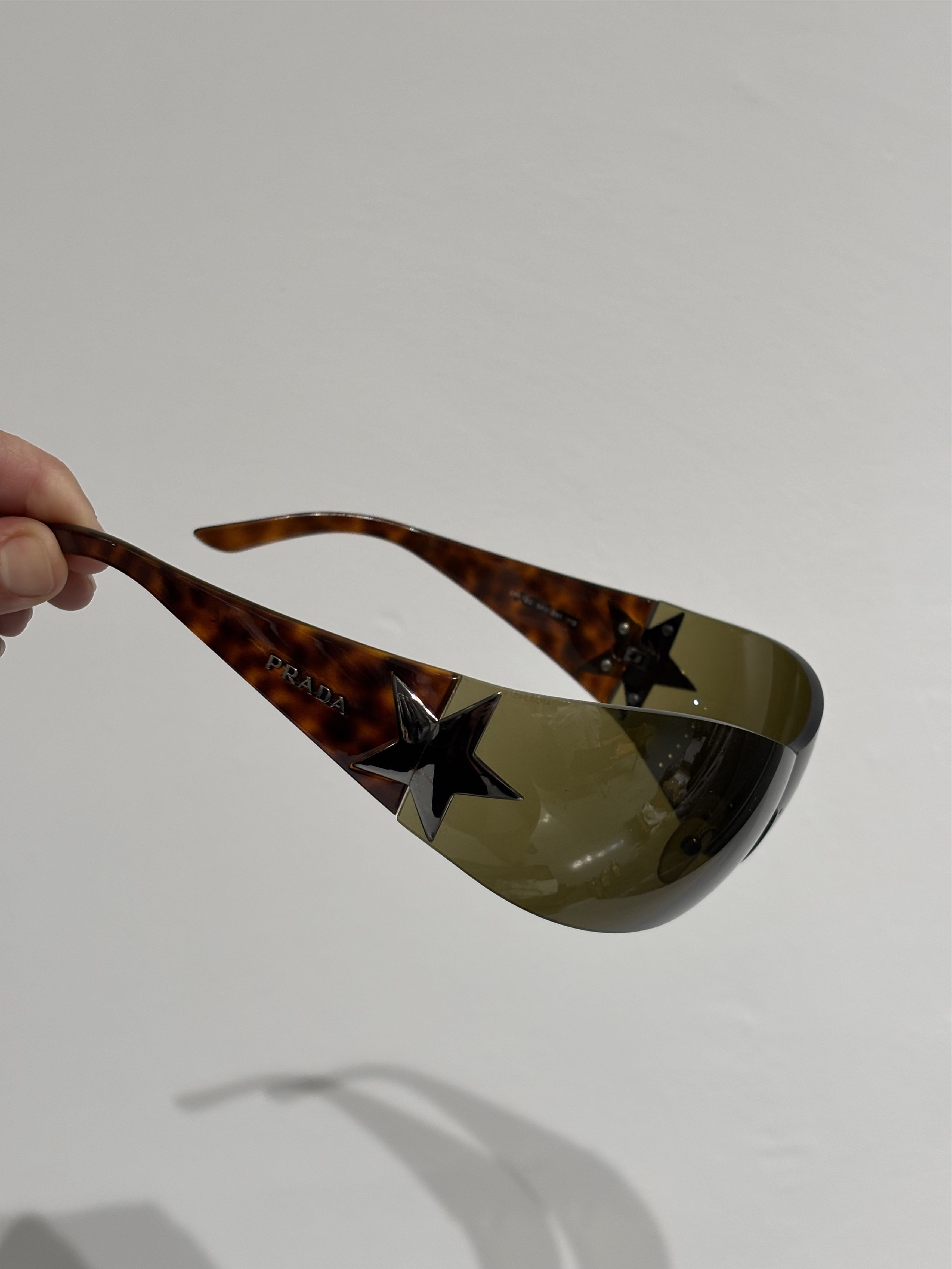 Prada PRADA Sunglasses Star Rimless Sport Flame Vintage Size ONE SIZE - 1 Thumbnail