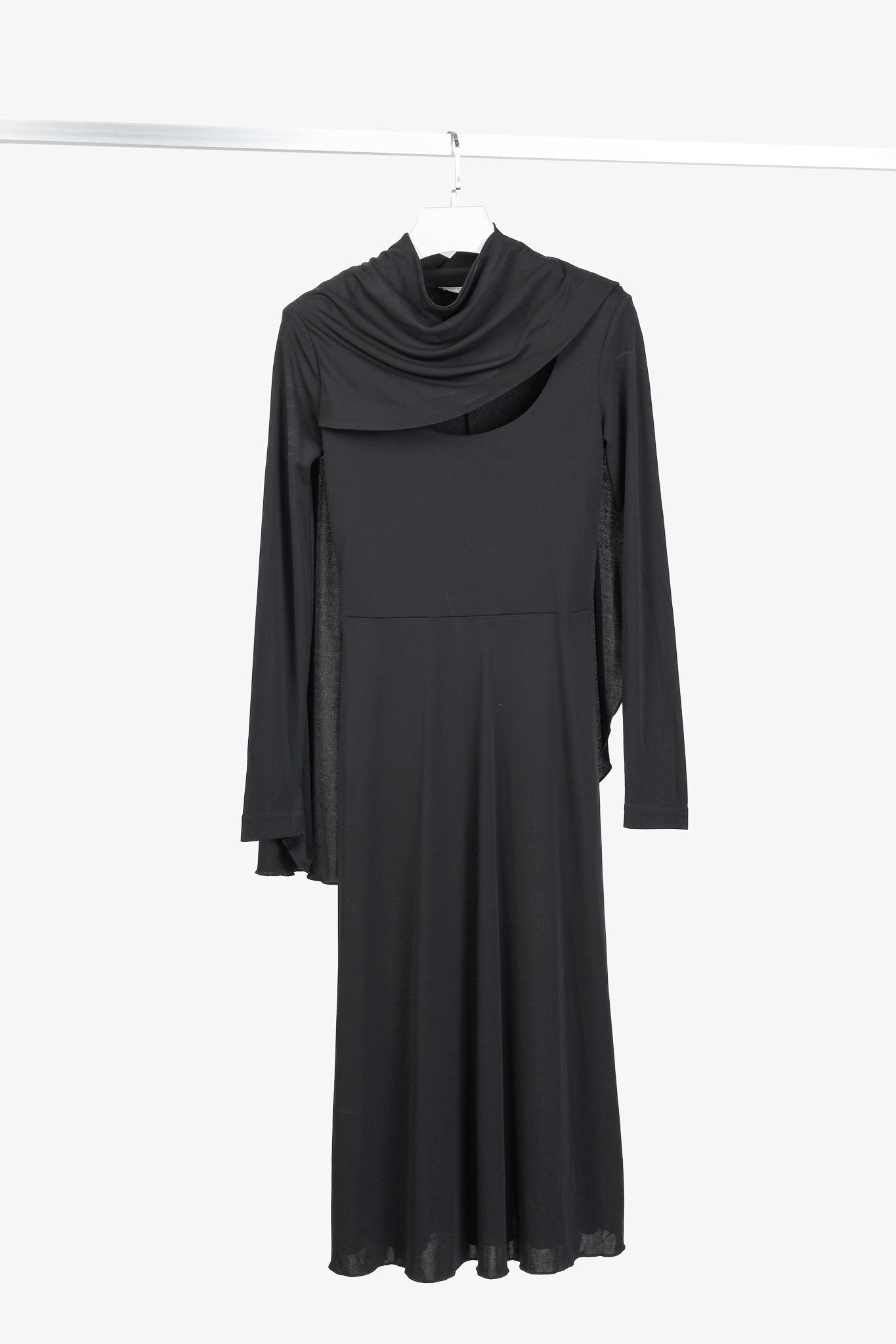 Tiger of Sweden Tiger of Sweden Tyyni Jersey Long-Sleeve Cape Midi Dress Size S / US 4 / IT 40 - 1 Thumbnail