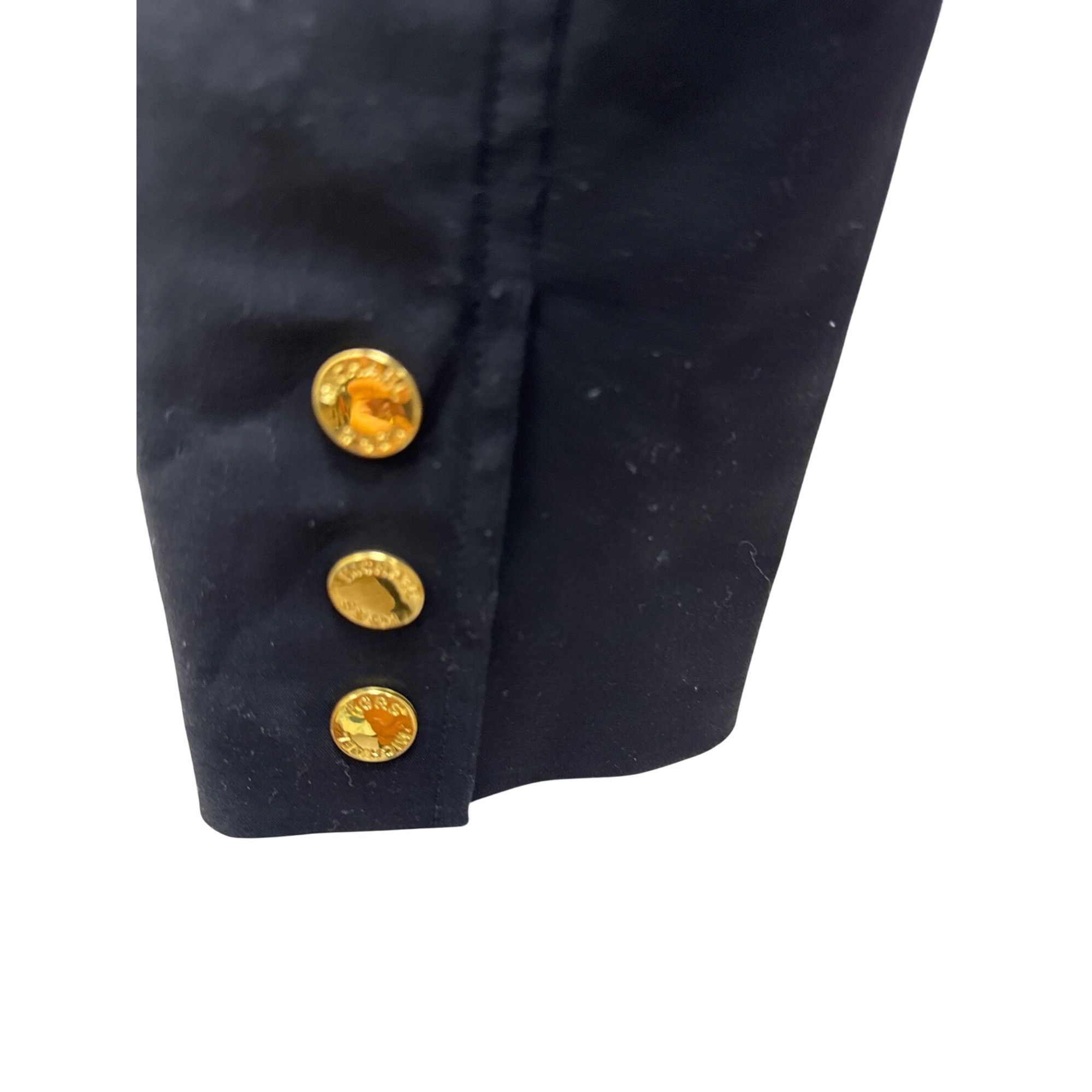 Michael Kors Michael Kors Womens Black Cotton/Spandex Blazer Size 12 SKU Size XL / US 12-14 / IT 48-50 - 9 Thumbnail