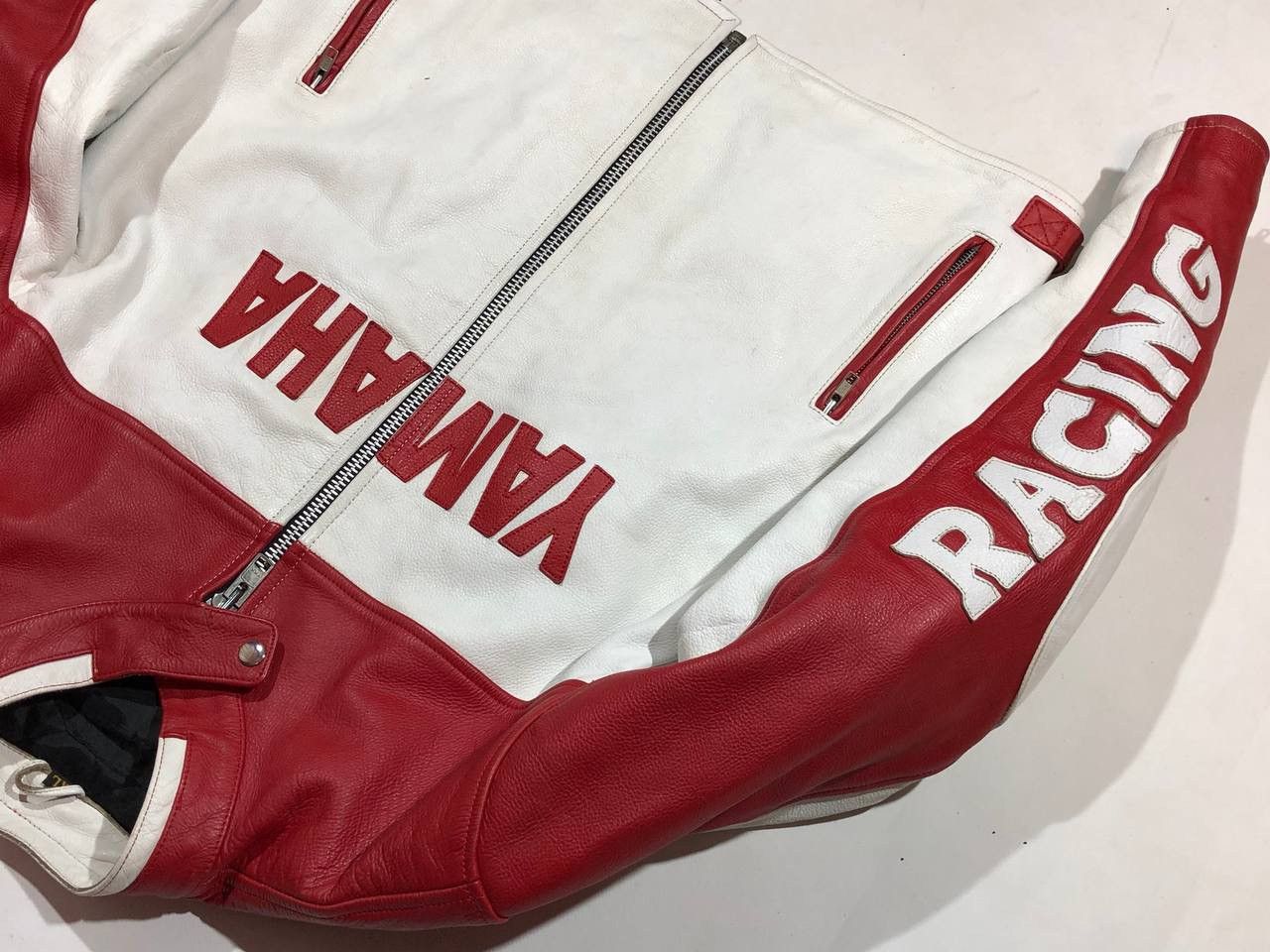 Yamaha Yamaha Moto Vintage Leather Racing Jacket Size US XL / EU 56 / 4 - 8 Thumbnail