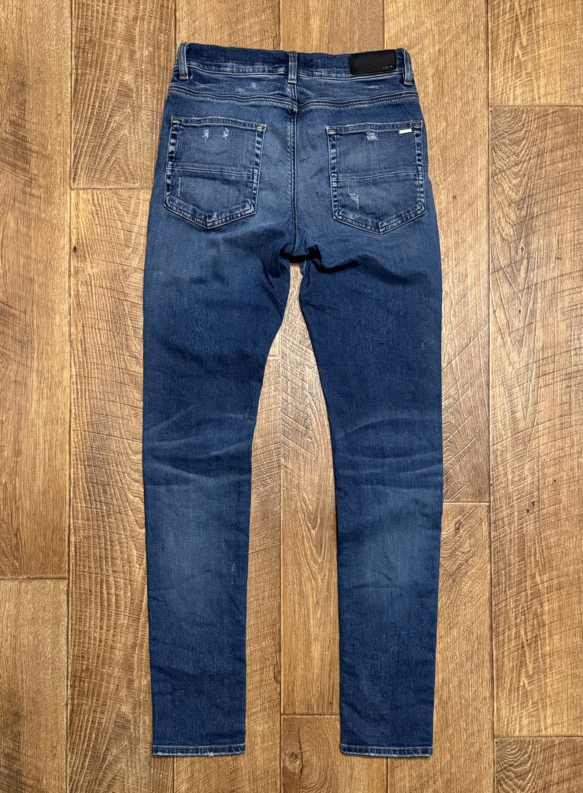 Amiri Amiri Blue Ripped Jeans Denim Pants Size US 32 / EU 48 - 13 Thumbnail