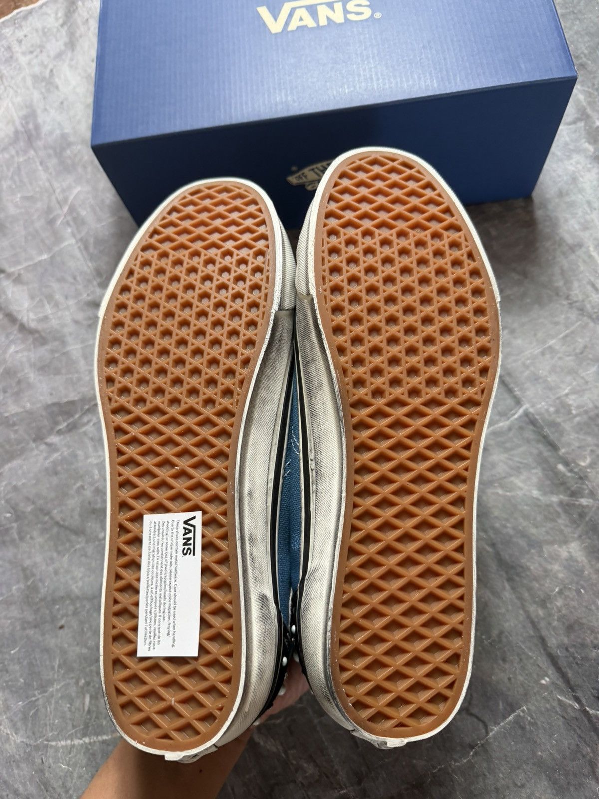 Satoshi Nakamoto × Vans Vans Pearlized Premium Old Skool 36 in Blue Size US 12 / EU 45 - 7 Thumbnail