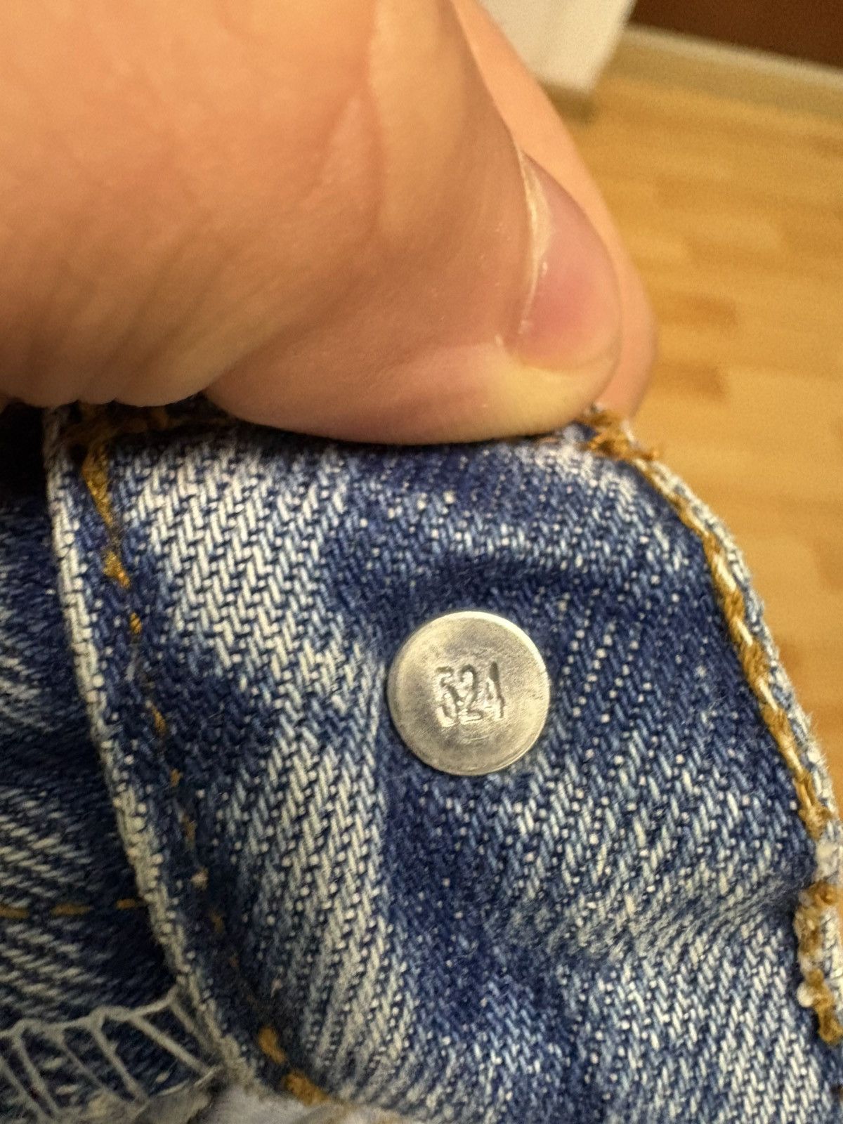 Levi's Vintage Clothing Levi’s 501 USA Made Vintage Denim W32 L36 Classic Fit Size US 32 / EU 48 - 7 Thumbnail