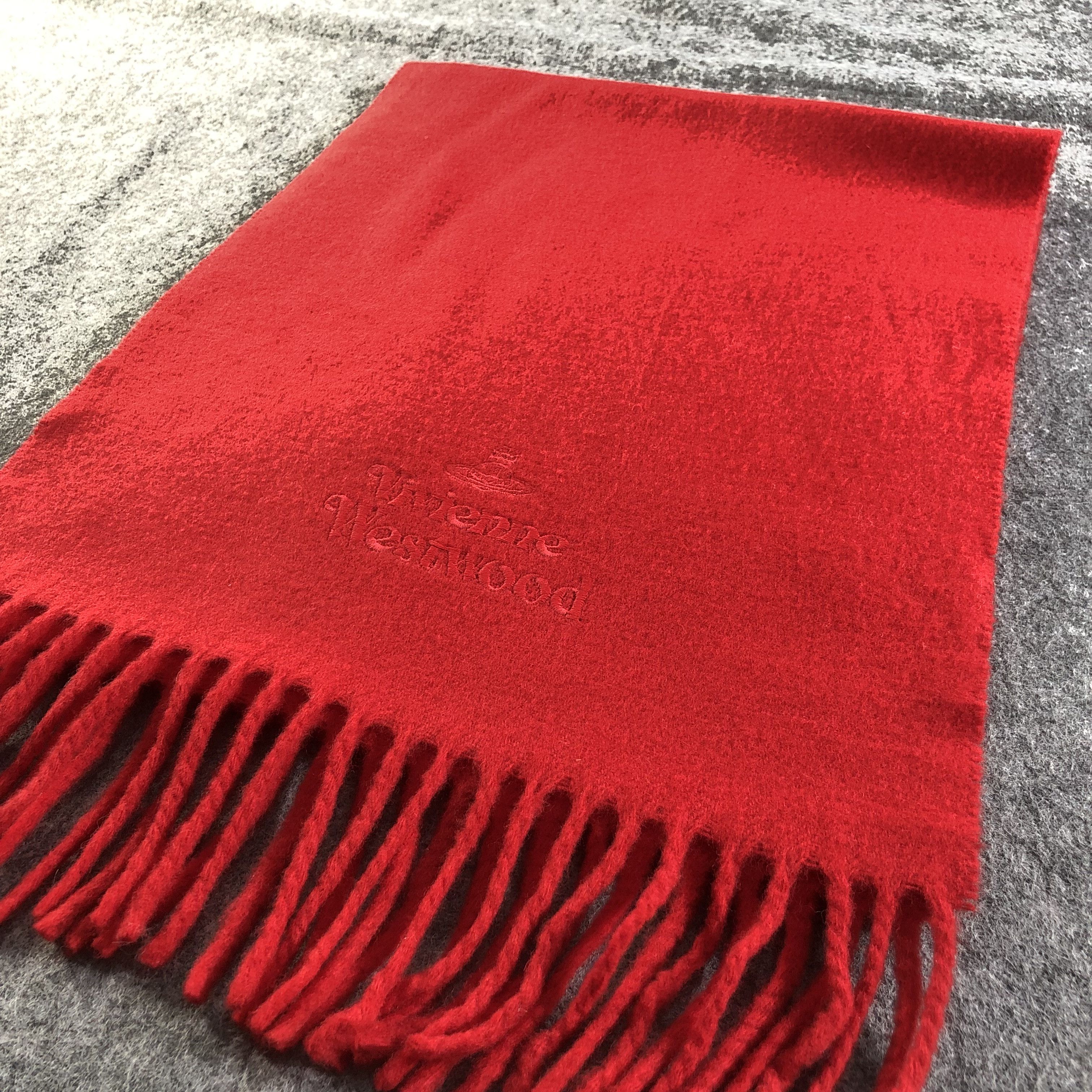 Vivienne Westwood Vivienne Westwood Wool Scarf Muffler V1791 Size ONE SIZE - 2 Thumbnail
