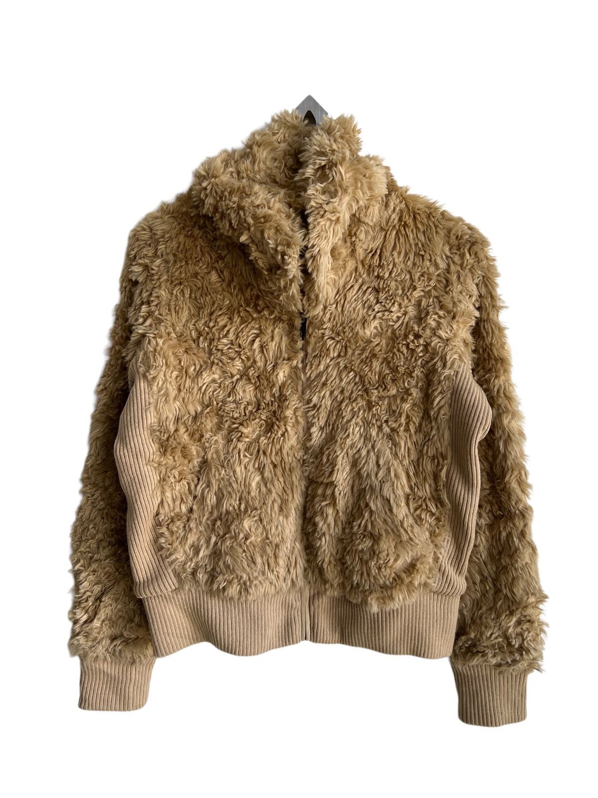 Issey Miyake OG Issey Miyake TC Fluffy Fur Neck & Body Bomber Jacket Size M / US 6-8 / IT 42-44 - 1 Thumbnail