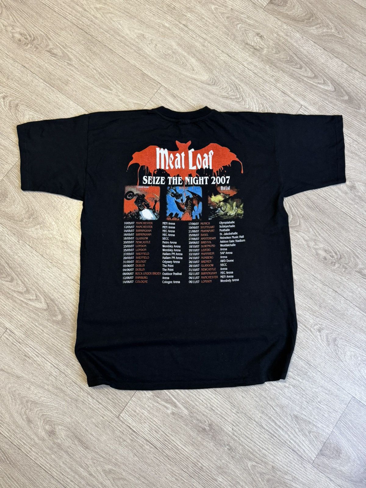 Band Tees 🔷Vintage Meat Loaf 2007 T-shirt🔷 Size US XL / EU 56 / 4 - 5 Thumbnail