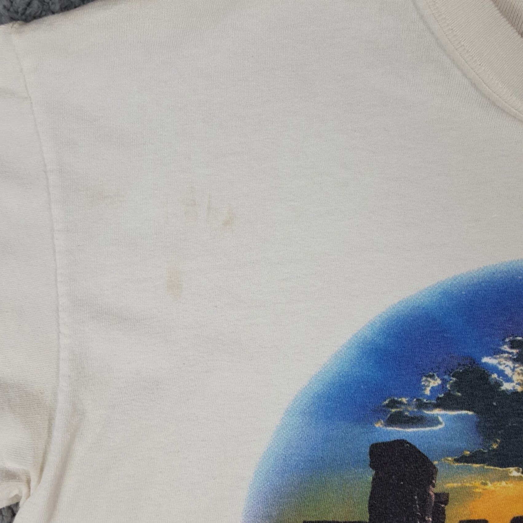 Vintage VINTAGE English Heritage T-Shirt Category: Shirt (implied) Adult M White 90s Y2K Stonehenge Travel Art Embroidered Logo Mens Size US M / EU 48-50 / 2 - 4 Thumbnail