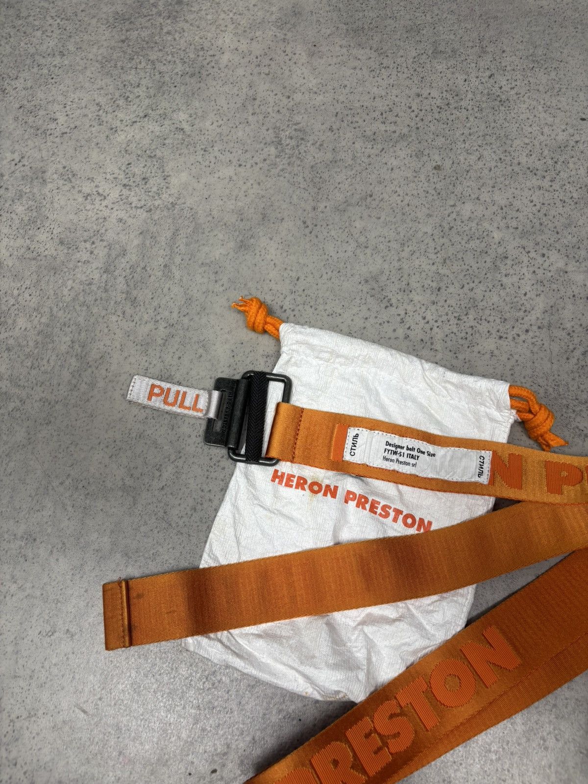 Heron Preston Heron Preston tape belt Size ONE SIZE - 2 Thumbnail