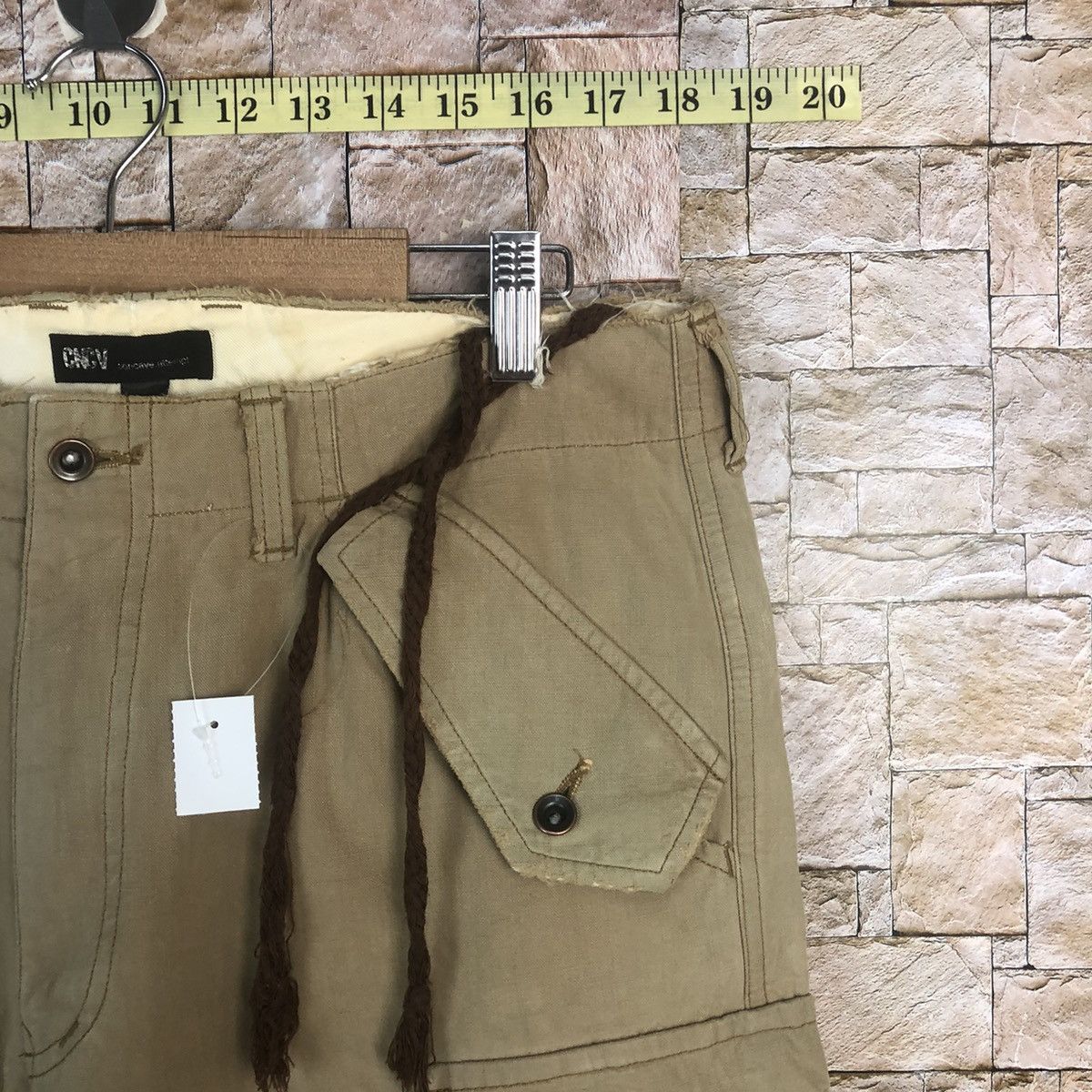 Japanese Brand CnCv Brown Cargo utility tactical Multipocket Pants #A747 Size US 31 - 9 Thumbnail