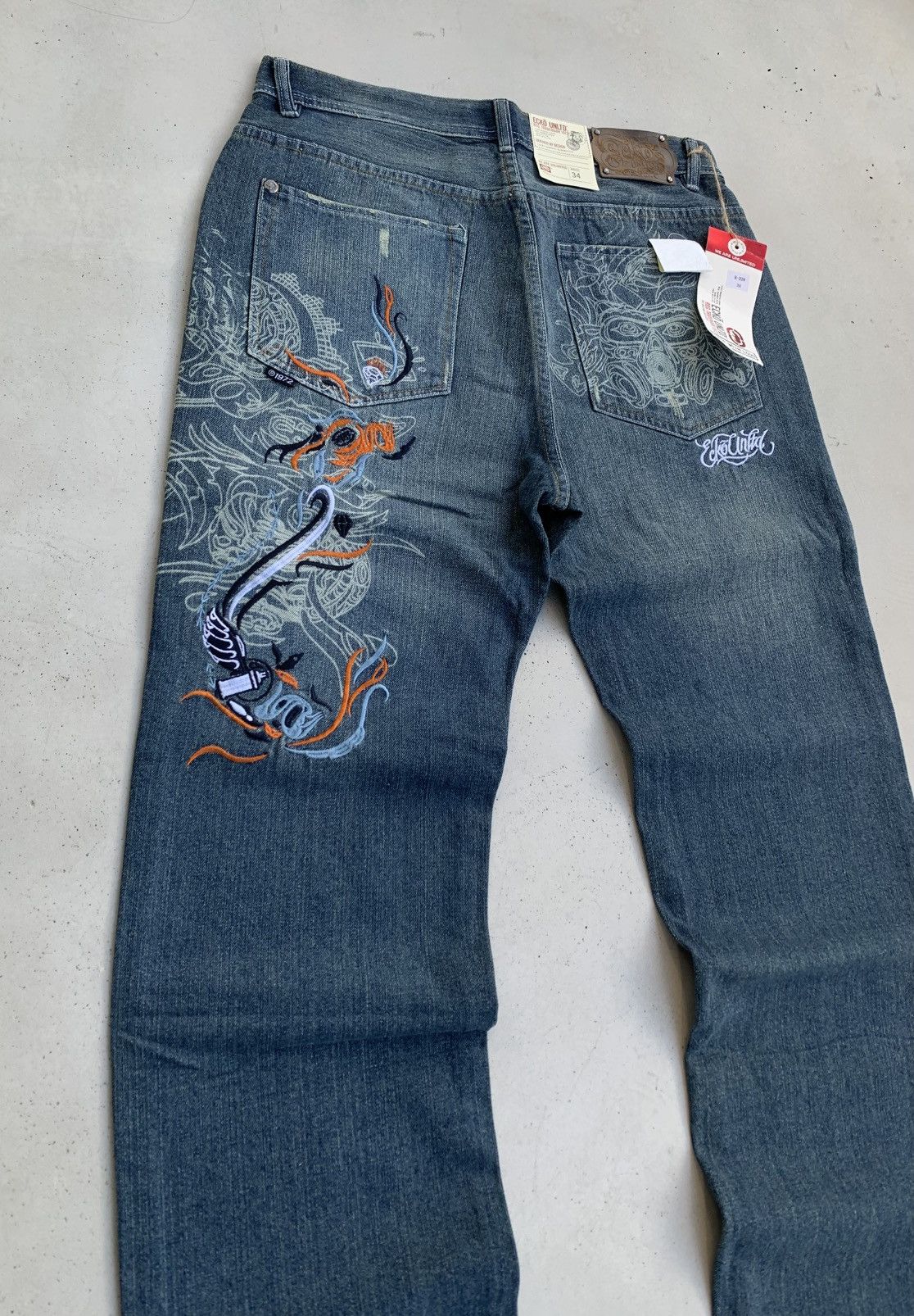 Ecko Unltd. Ecko UNLTD. Jeans Vintage New Sk8 Style Avantgarde Size US 34 / EU 50 - 4 Thumbnail