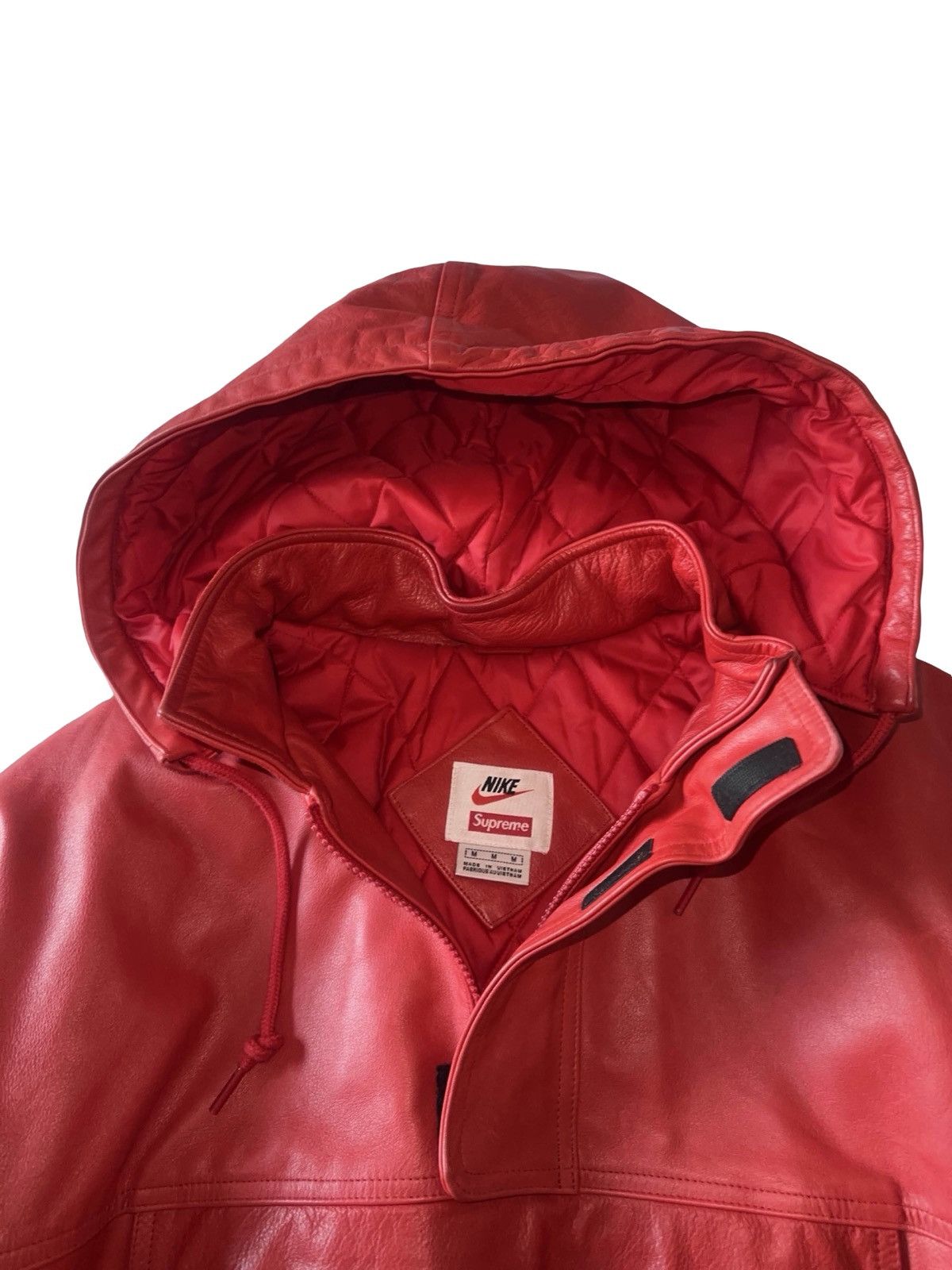 Nike × Supreme Supreme FW19 Nike Leather Anorak Size US M / EU 48-50 / 2 - 3 Thumbnail