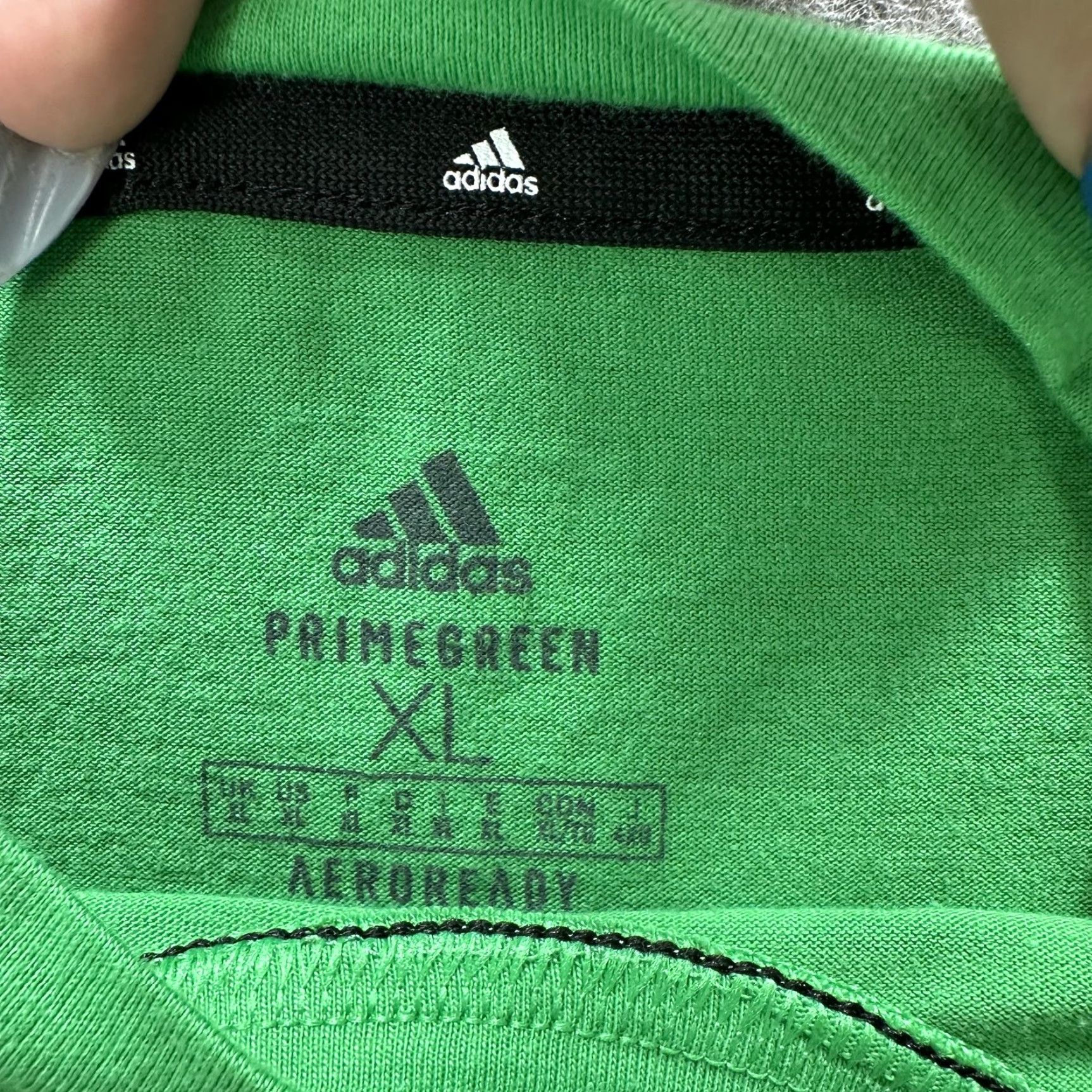 Adidas Adidas Shirt Mens Medium Green Logo Crewneck Tee Short Sleeve Athletic Size US M / EU 48-50 / 2 - 4 Thumbnail