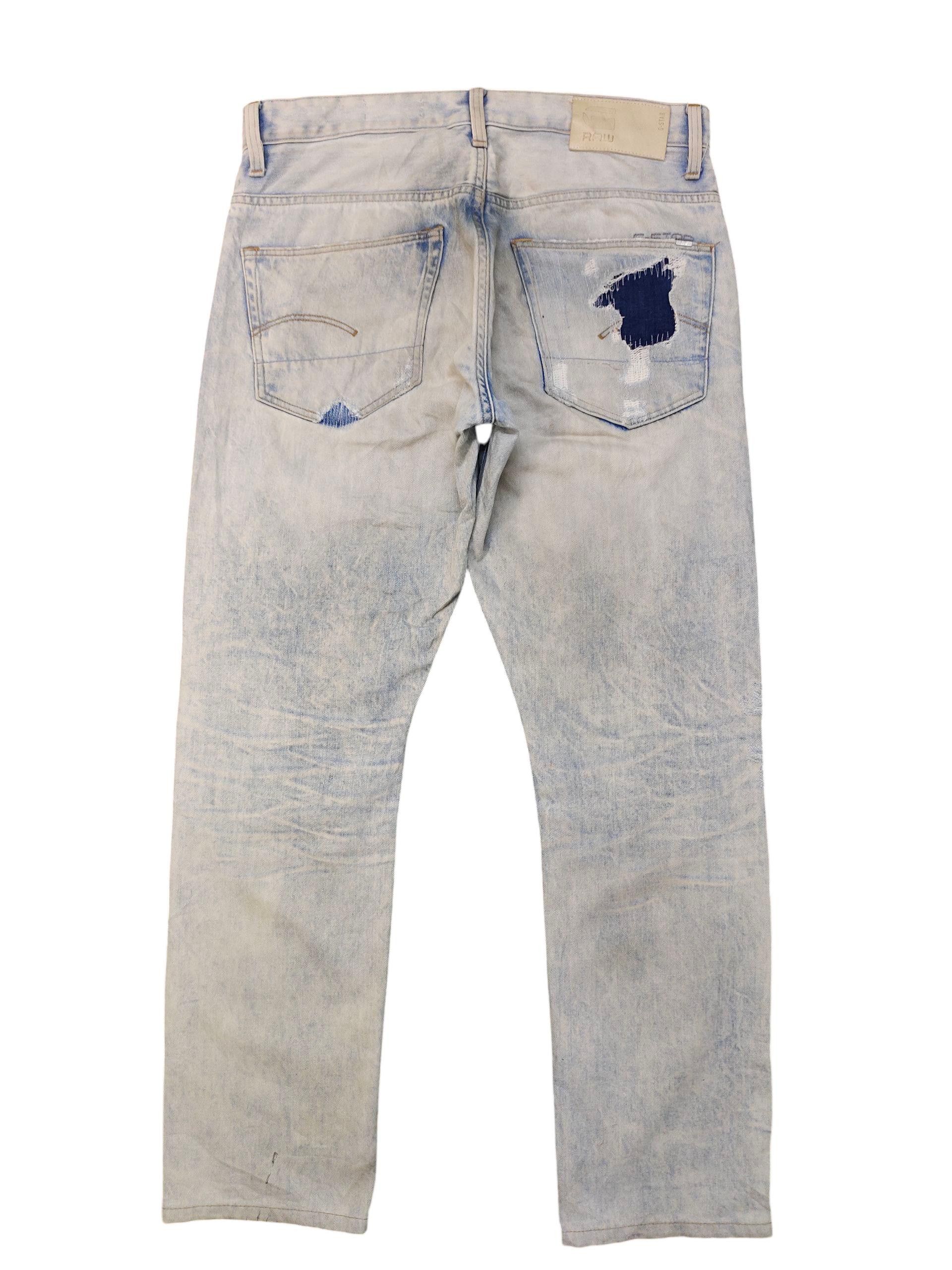 Kapital Vintage G-Star Boro Sashiko Rusty Restored Denim Jeans Size US 33 - 2 Thumbnail