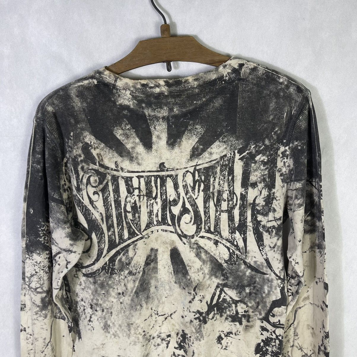 Vintage Y2k Silverstar Death Reaper Trashed OVP Tshirt Size US L / EU 52-54 / 3 - 10 Thumbnail