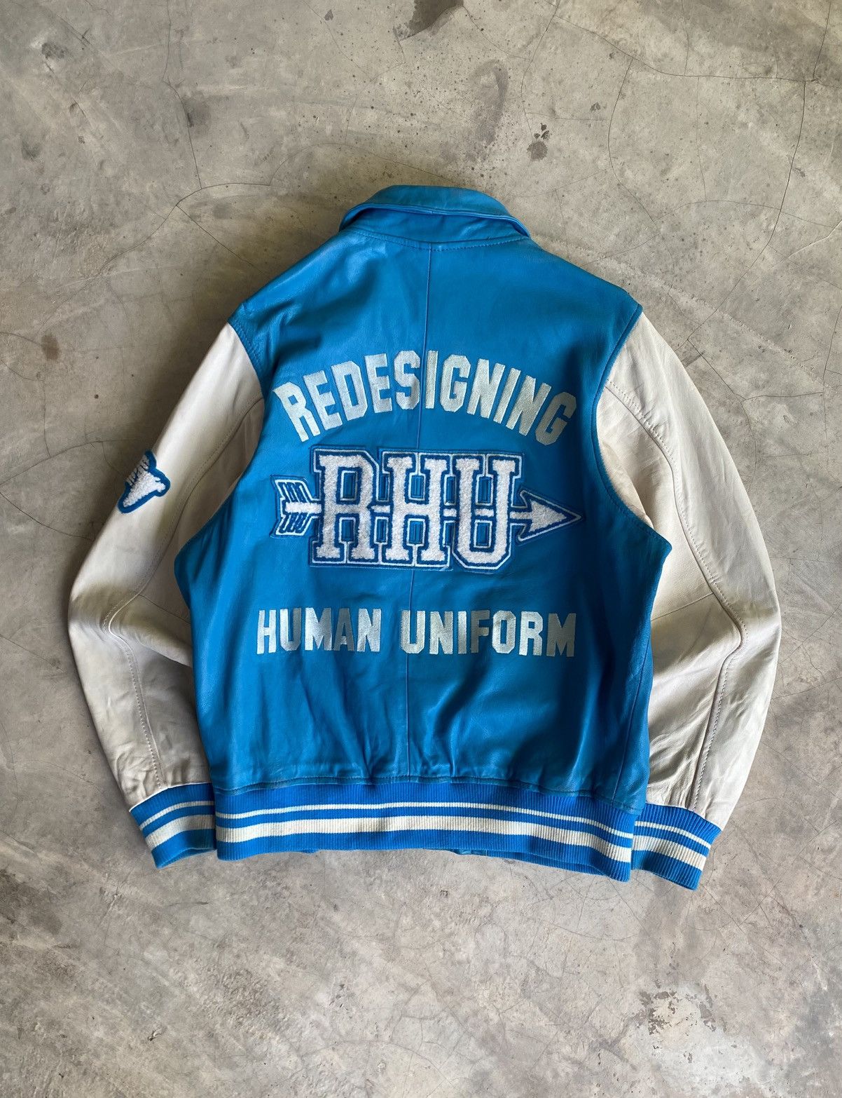 Rhude Zara Rhuigi Varsity Leather Jacket Size US M / EU 48-50 / 2 - 18 Thumbnail