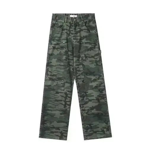 Jean y2k pattern skate hiphop pants Size US 30 / EU 46 - 4 Thumbnail