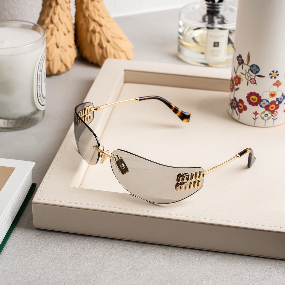 Miu Miu MIU MIU 0MU A51S 5AK50K SUNGLASSES Size ONE SIZE - 1 Thumbnail