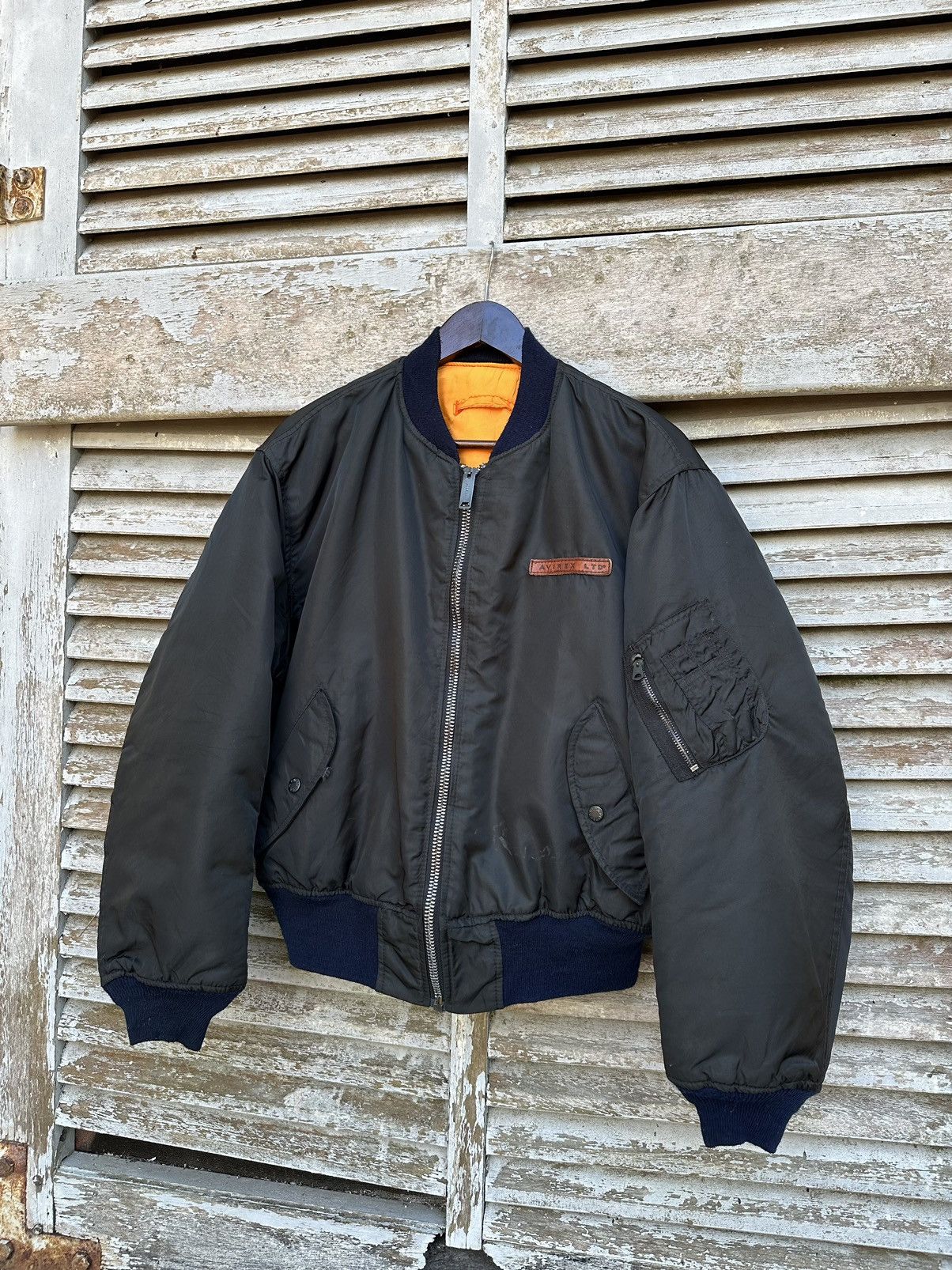 Avirex 🪖Vintage Avirex MA-1 Man Intermediate Bomber Jacket Size US L / EU 52-54 / 3 - 1 Thumbnail