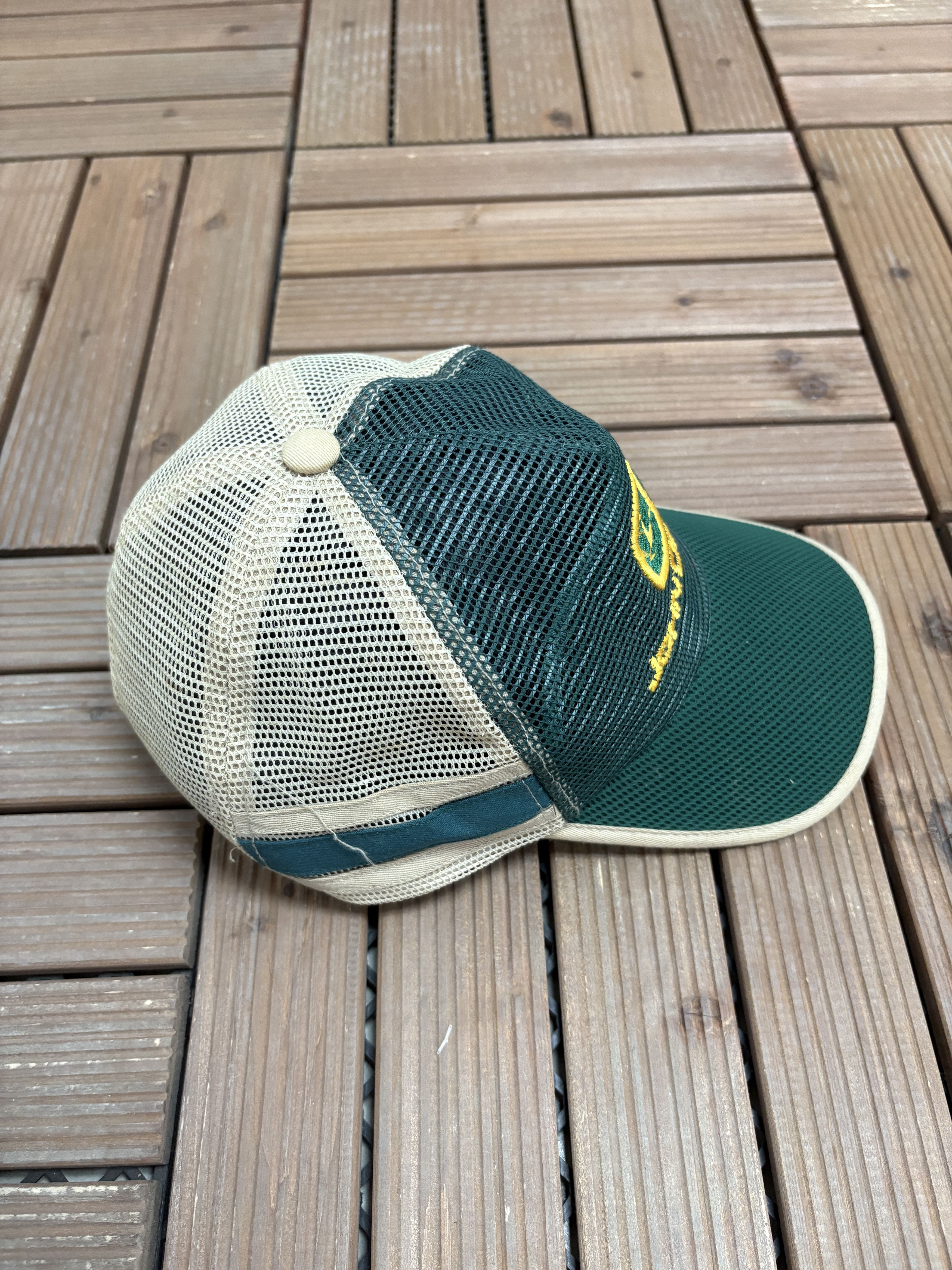 John Deere × Vintage John Deere Embroidered Vintage Green Snap Back Hat Cap Size ONE SIZE - 4 Thumbnail