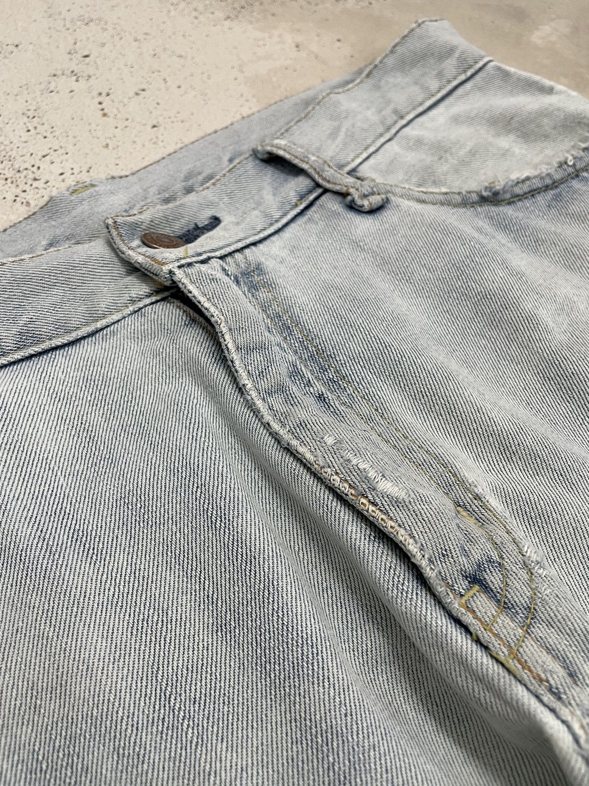 Japanese Brand × Uniqlo Uniqlo Double Knee Stain Distressed Custom Size US 33 - 12 Thumbnail