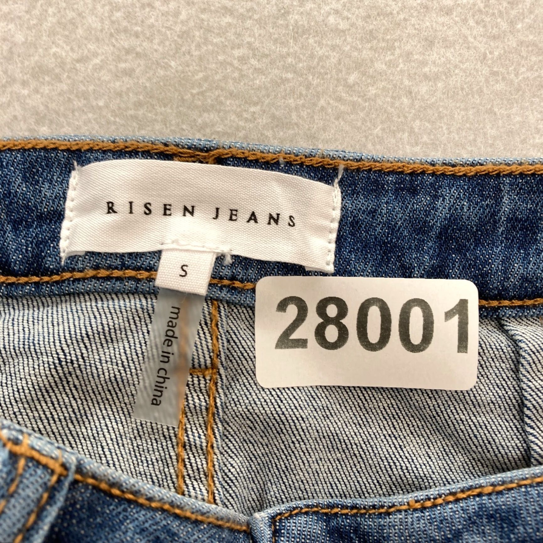 Denime Risen Jeans Los Angeles Denim Pencil Skirt Women's Small Blue Cargo Summer NWT Size 28" / US 6 / IT 42 - 6 Thumbnail
