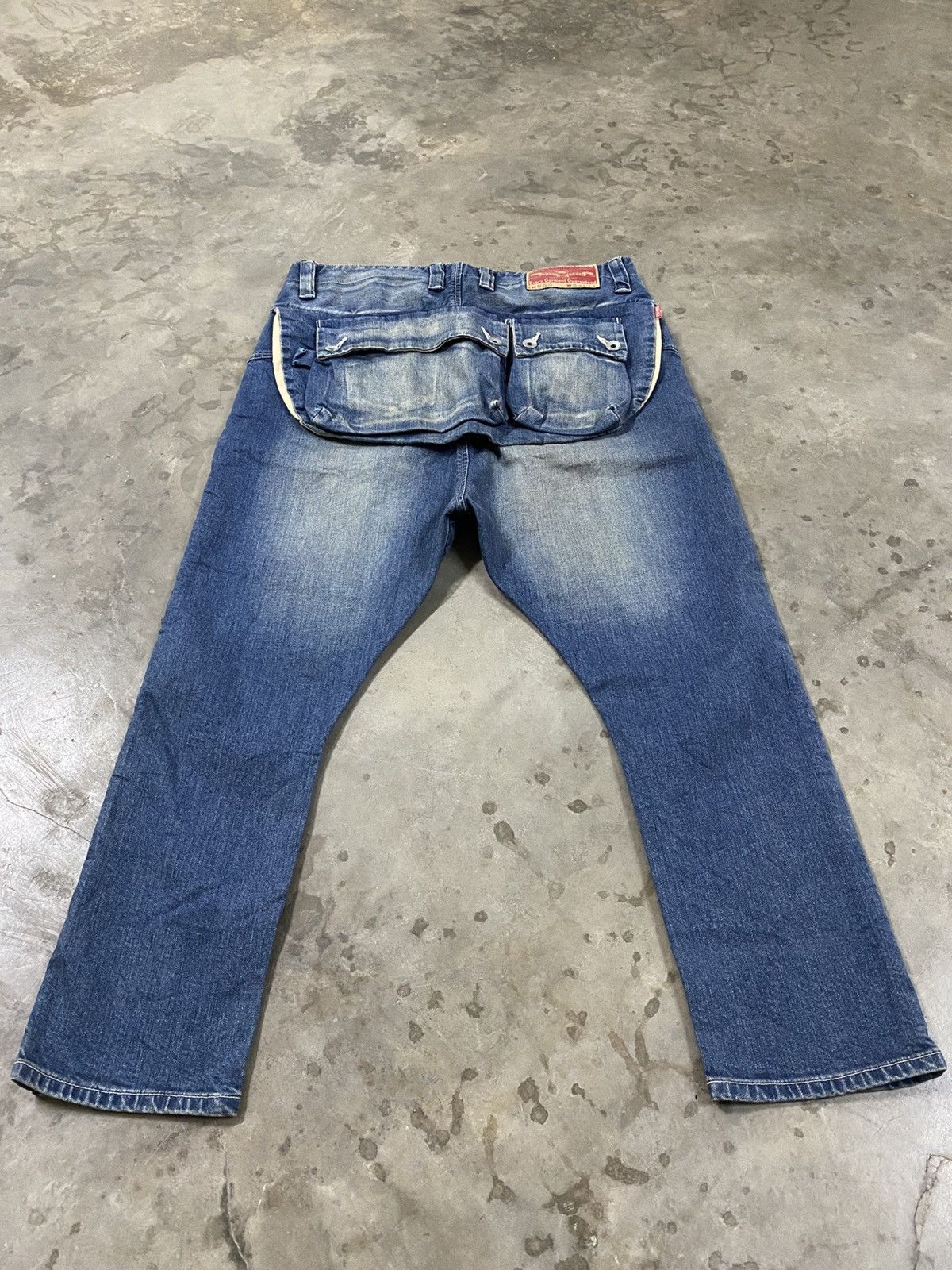 Japanese Brand Japanese Natal Design G55 High Rise 3D Pocket @311 Size US 32 / EU 48 - 1 Thumbnail