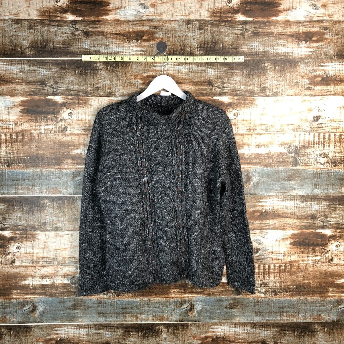 Homespun Knitwear Japanese Brand Grey mohair vintage Knitwear #A1768 Size US M / EU 48-50 / 2 - 1 Thumbnail