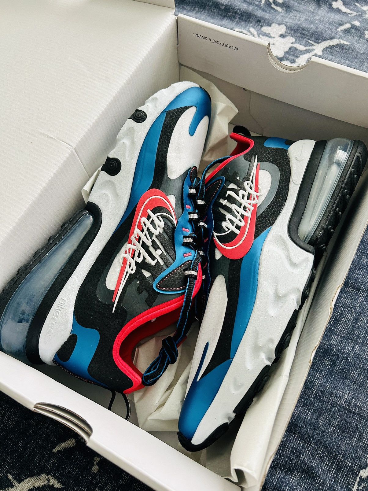 Nike NEW Air Max 270 React ‘Time Capsule’ (Discontinued Design) Size US 10 / EU 43 - 2 Thumbnail