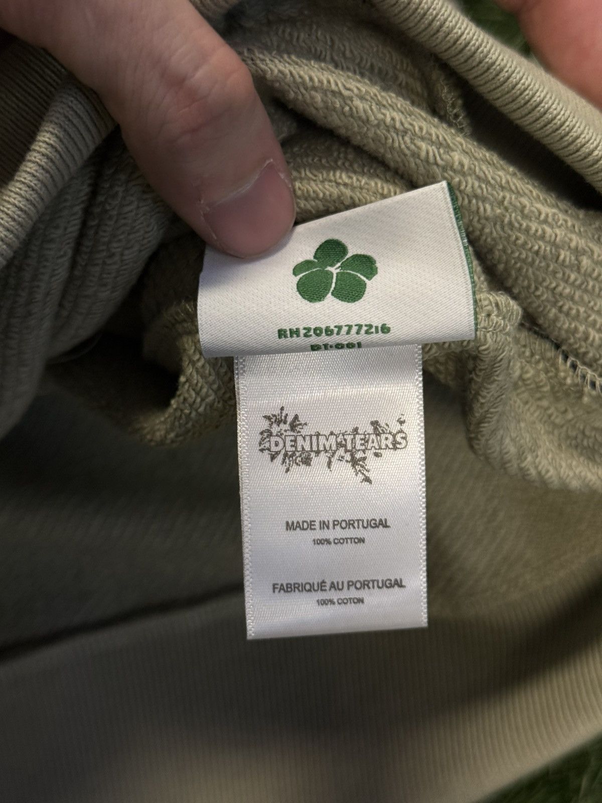 DENIM TEARS Denim Tears Green Camo Cotton Wreath Zip Up Size Large (NEW) Size US L / EU 52-54 / 3 - 10 Thumbnail