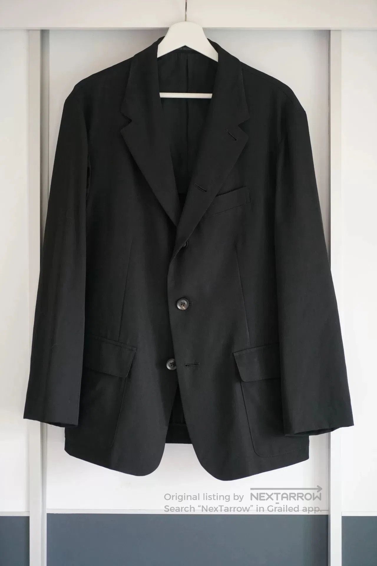 Yohji Yamamoto Yohji Yamamoto Black Deconstructed Suit Jacket. Size US M / EU 48-50 / 2 - 1 Thumbnail