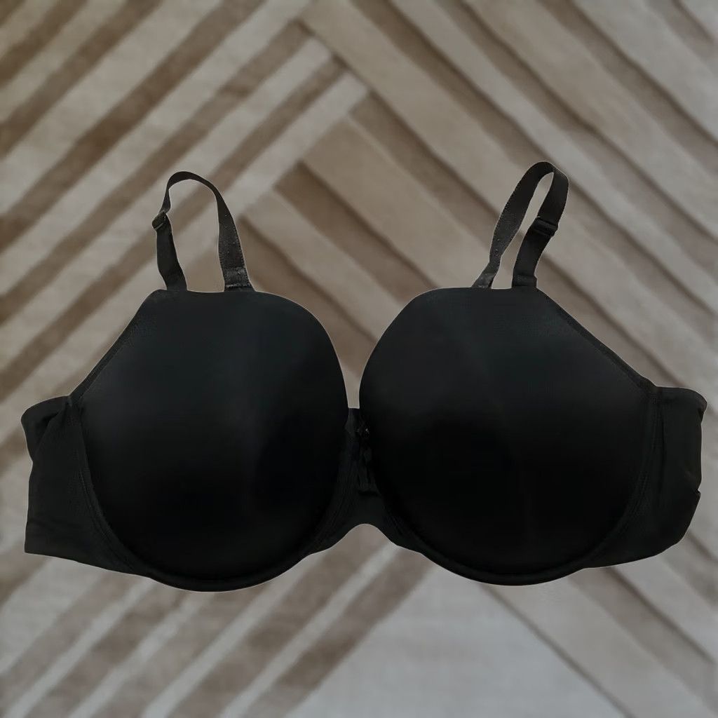 Torrid TORRID CURVE Black Full Coverage Bra 46D Smoothing Lightly Padded Underwire Women Size ONE SIZE - 1 Thumbnail