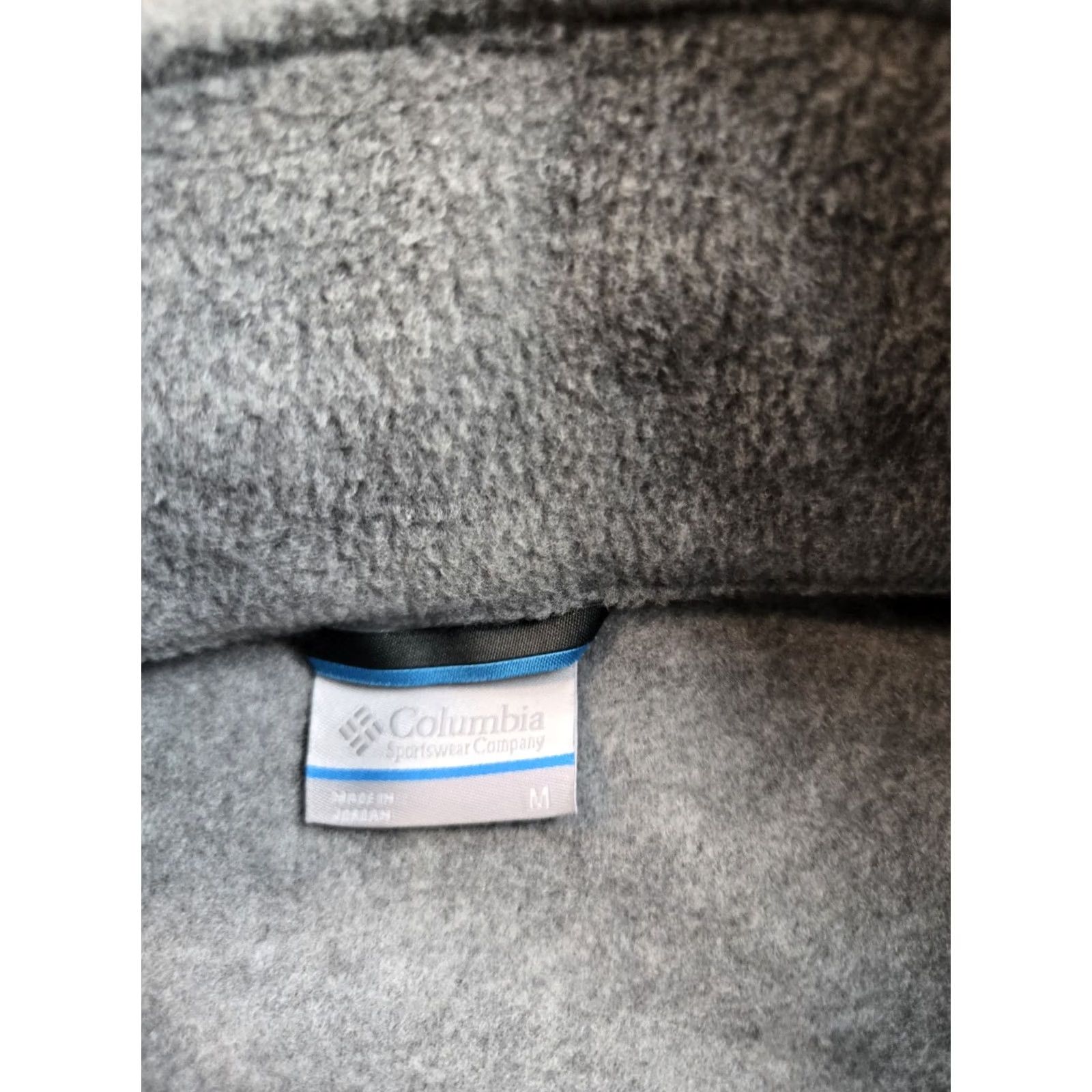 Vintage Columbia Fleece Jacket Mens M Gray Full Zip Outdoor Mock Neck Pockets Bomber Jacket Size US M / EU 48-50 / 2 - 4 Thumbnail