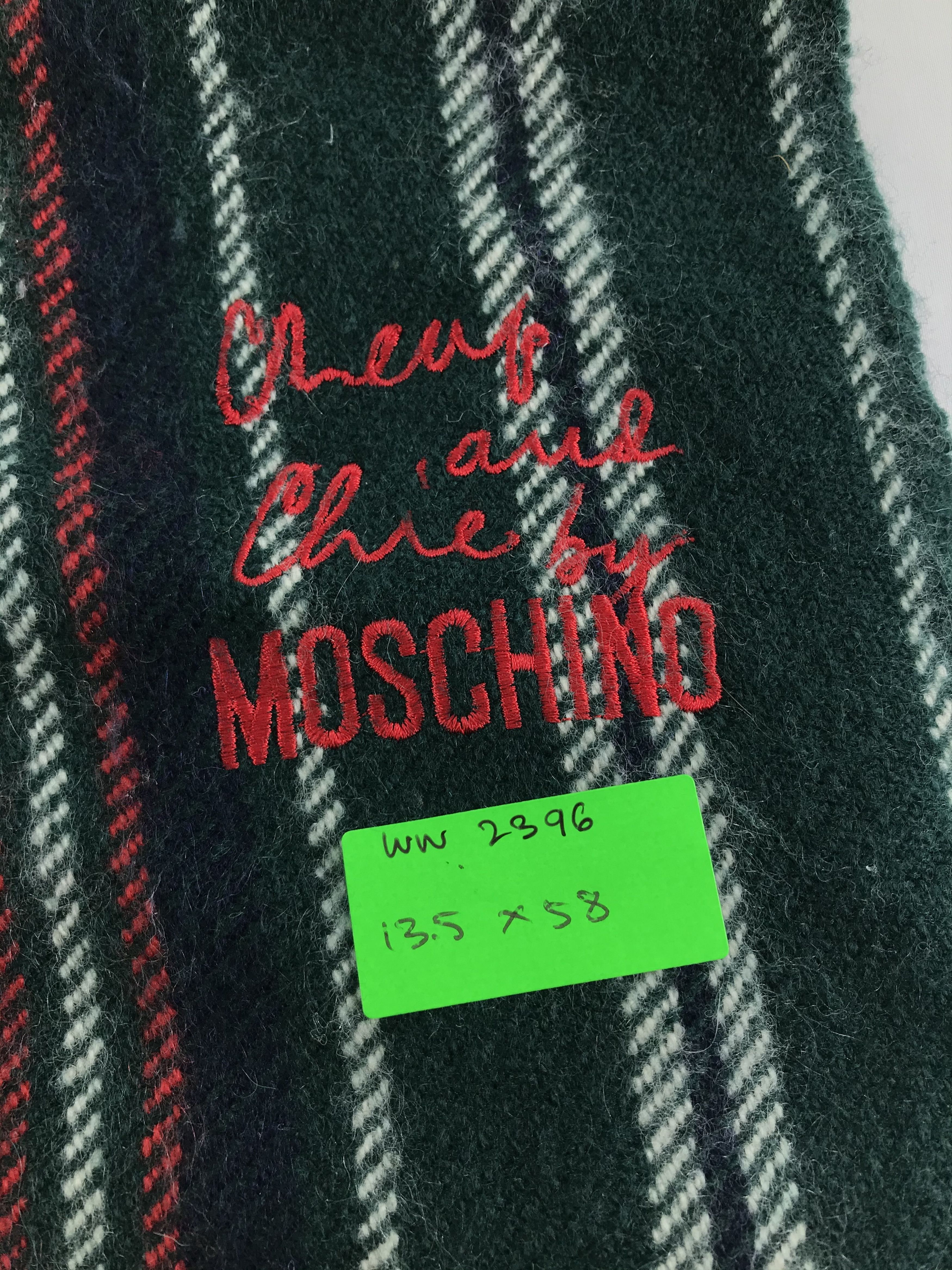 Vintage Moschino Scarf / Muffler / Neckwear - WW2396 Size ONE SIZE - 4 Thumbnail