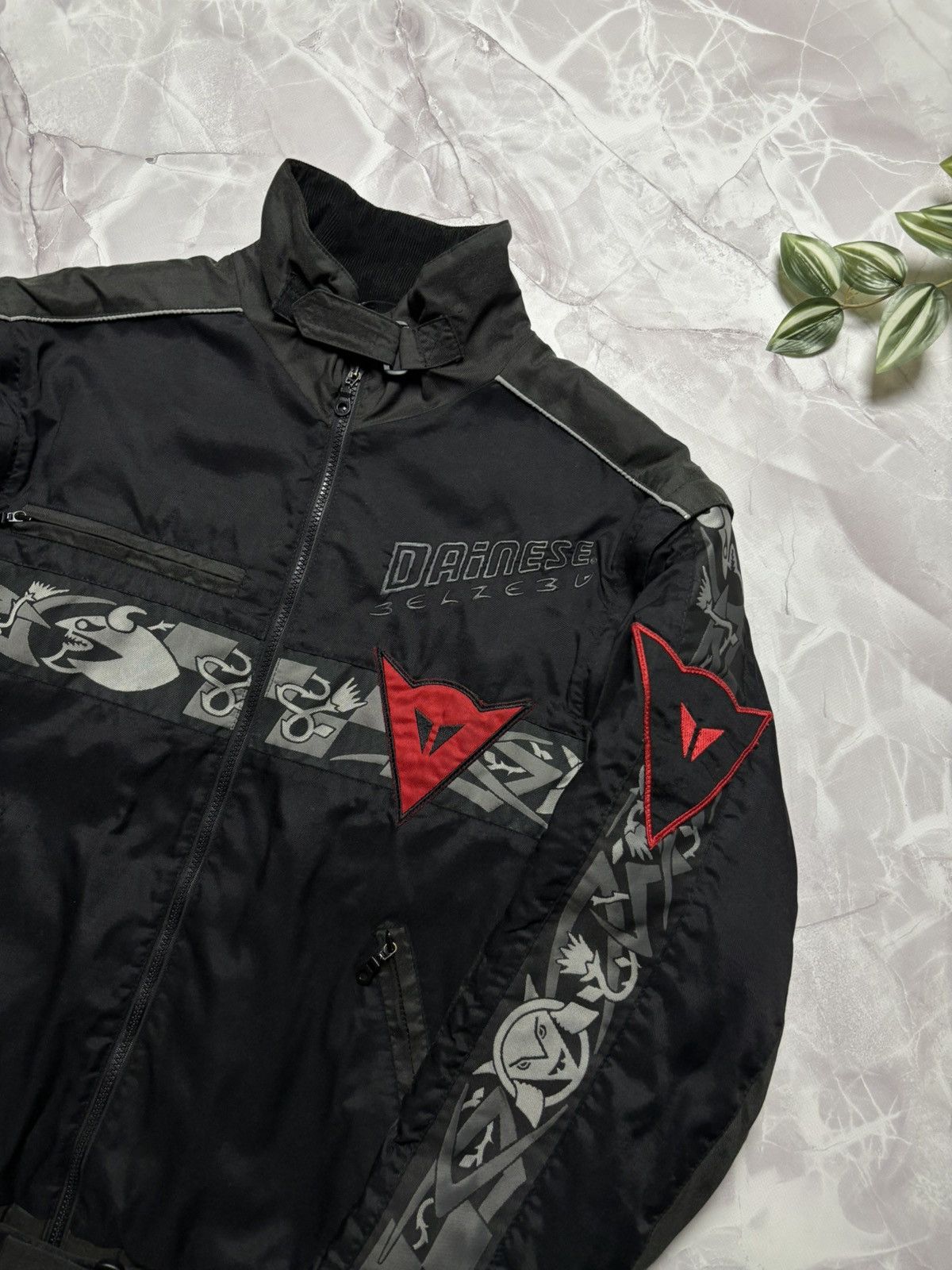 Dainese Rare VTG Dainese Motorcycle Jacket Nylon Insulated Mens 52 L Size US L / EU 52-54 / 3 - 3 Thumbnail