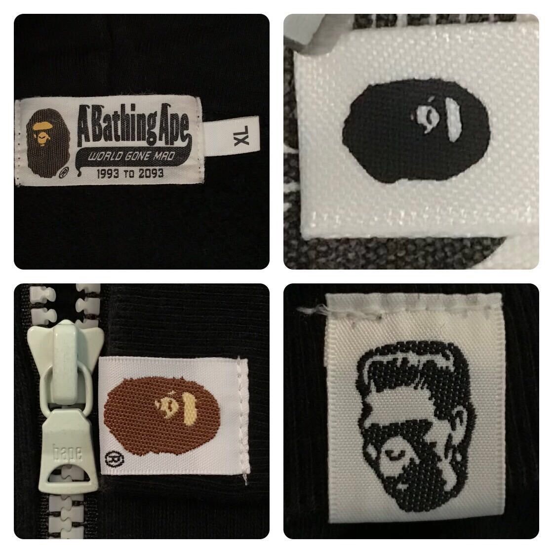 Bape 💫Glow in the dark💫 BAPE DIGITAL SHARK FULL ZIP HOODIE APE Size US XL / EU 56 / 4 - 8 Thumbnail