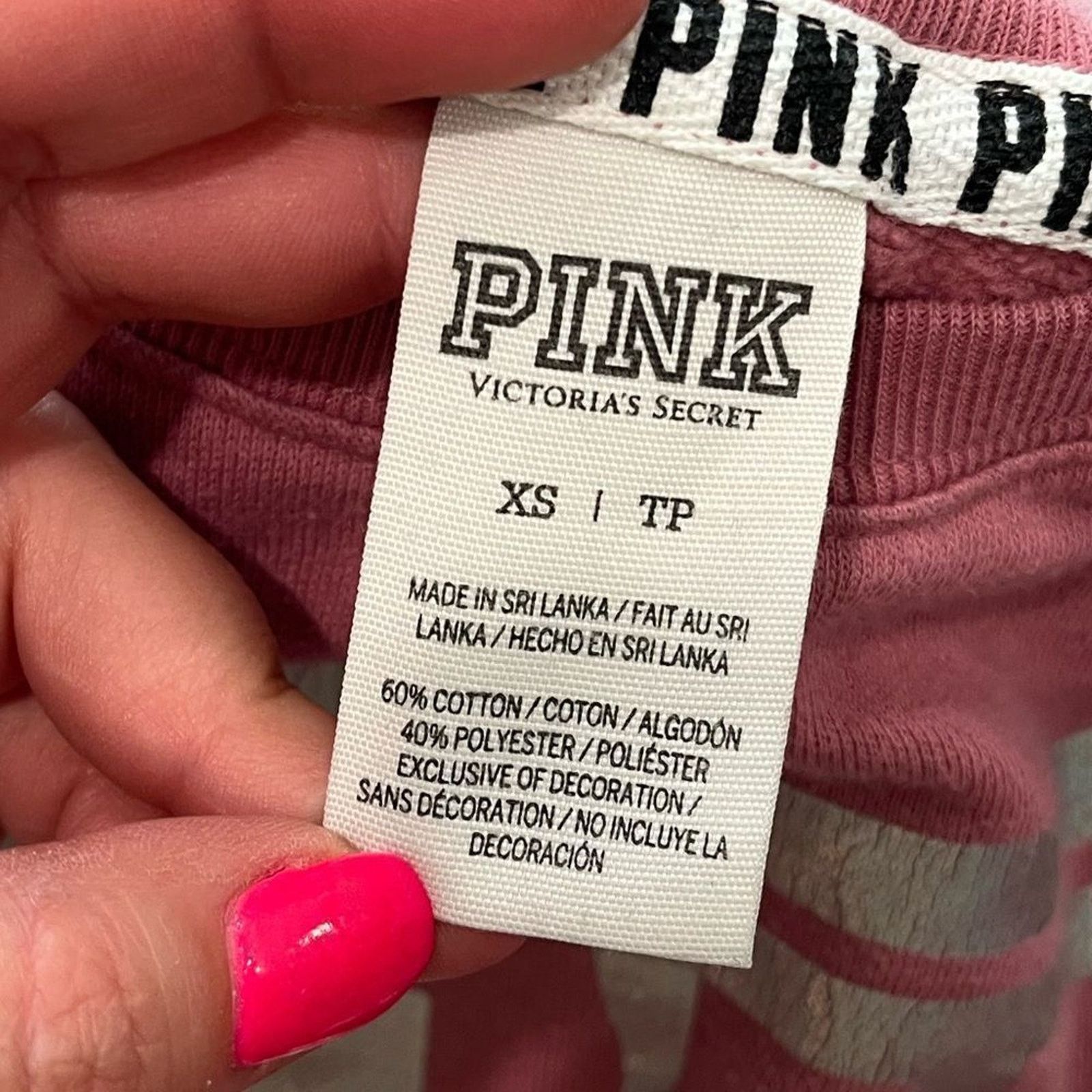 Victoria's Secret Victoria's Secret PINK Sweatshirt Bubblegum Pink Size XS Size XS / US 0-2 / IT 36-38 - 3 Thumbnail