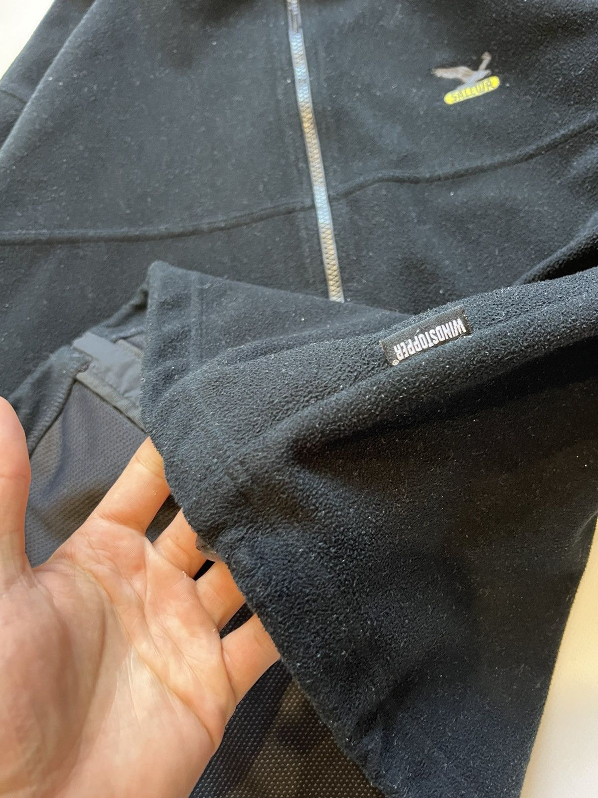 SALEWA Salewa Fleece Windbreaker Zip Sweatshirt Size US L / EU 52-54 / 3 - 6 Thumbnail