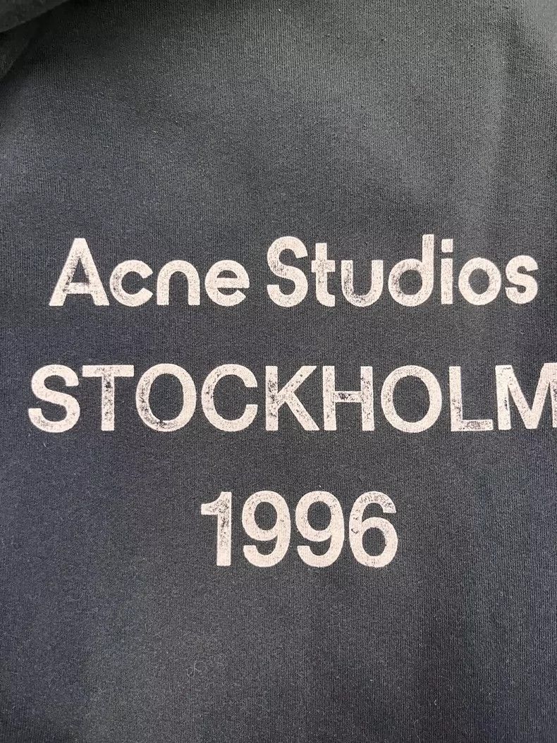 Acne Studios Acne Studios 1996 Collection Solid Letter Hooded Long Sleev Size US S / EU 44-46 / 1 - 3 Thumbnail