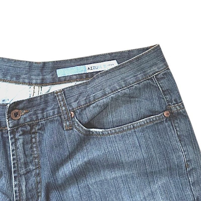 NBDN Nobrandedon Azzure Denim Blue Jeans | Size 40W Size US 40 / EU 56 - 3 Thumbnail
