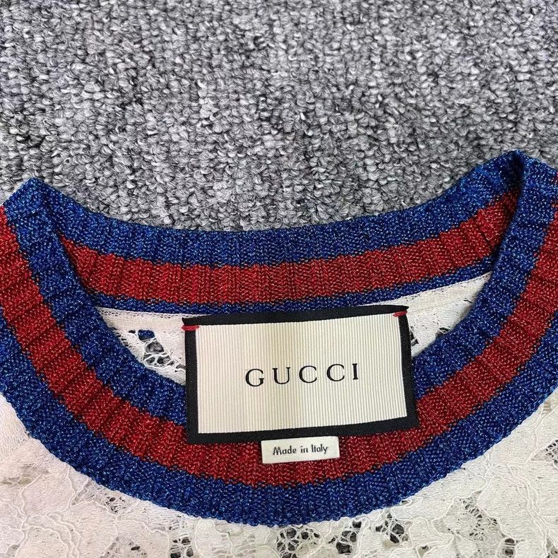 Gucci Gucci Embroidered hollow sweatshirt 2505-Nextarrow Size S / US 4 / IT 40 - 4 Thumbnail