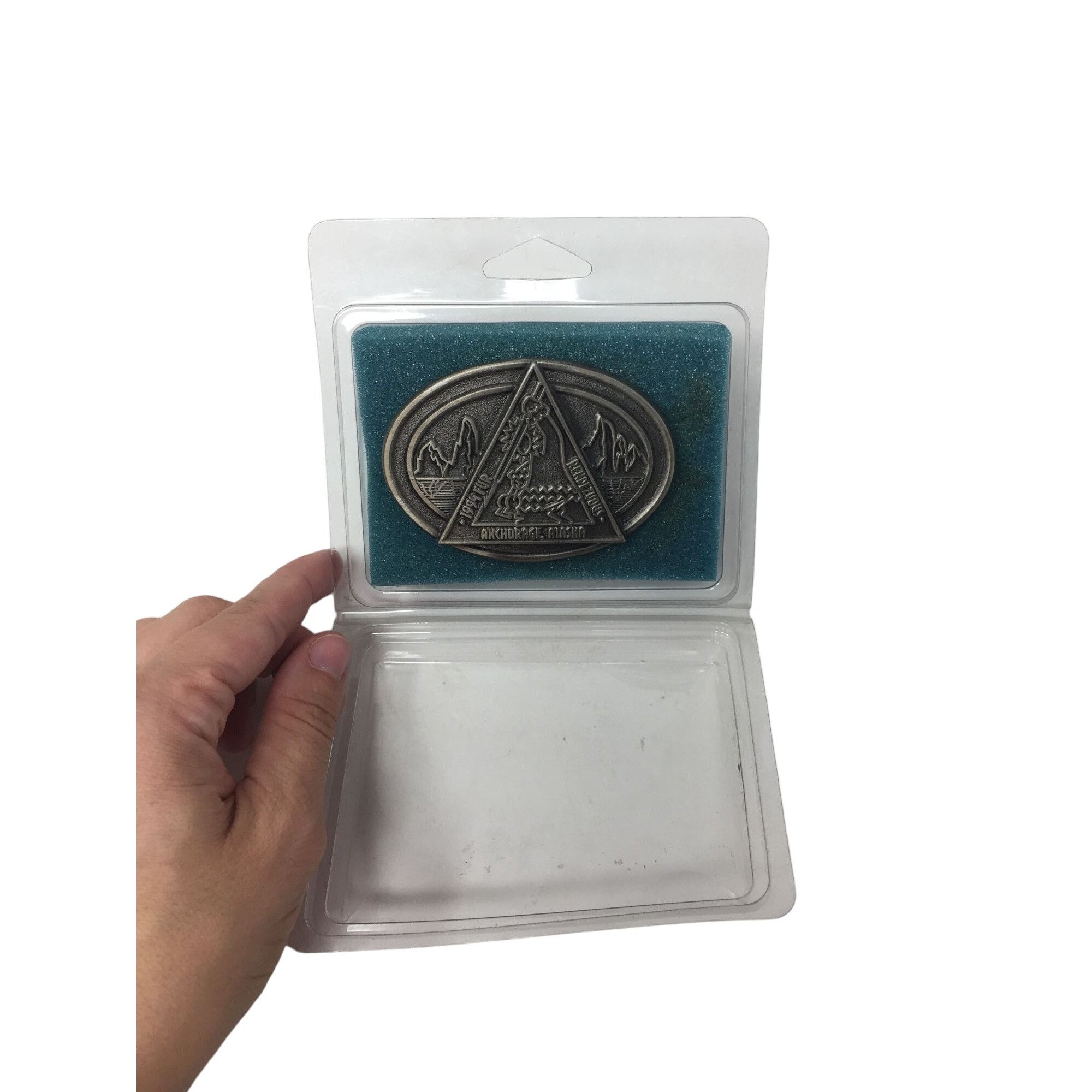 Other Vintage 1994 Fur Rendezvous Greater Anchorage Belt Buckle Size ONE SIZE - 6 Thumbnail