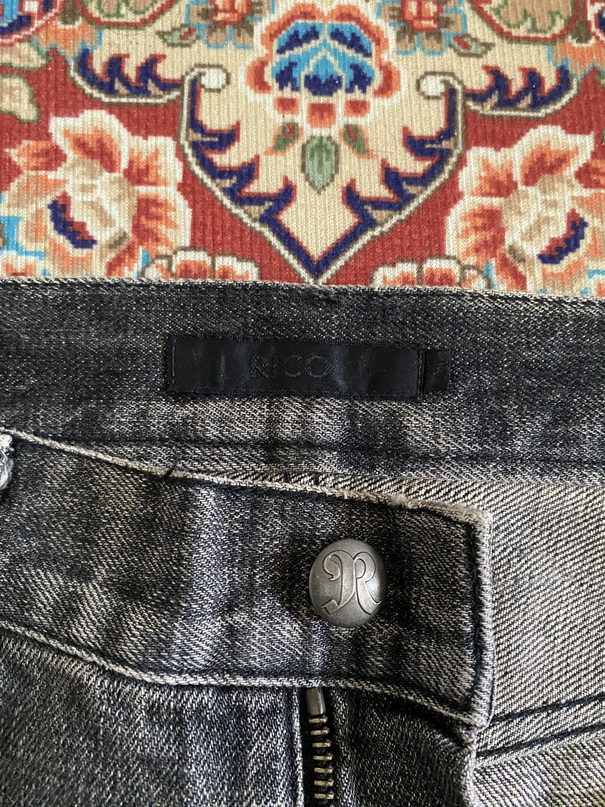 Japanese Brand Japanese Brand Rico Distressed Denim Size US 32 / EU 48 - 16 Thumbnail