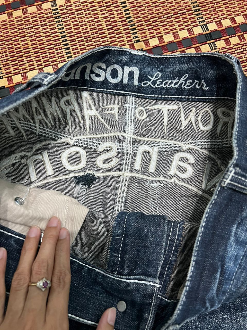 Vanson Leathers Vanson Leather The Front of Armament Jeans Size US 34 / EU 50 - 5 Thumbnail