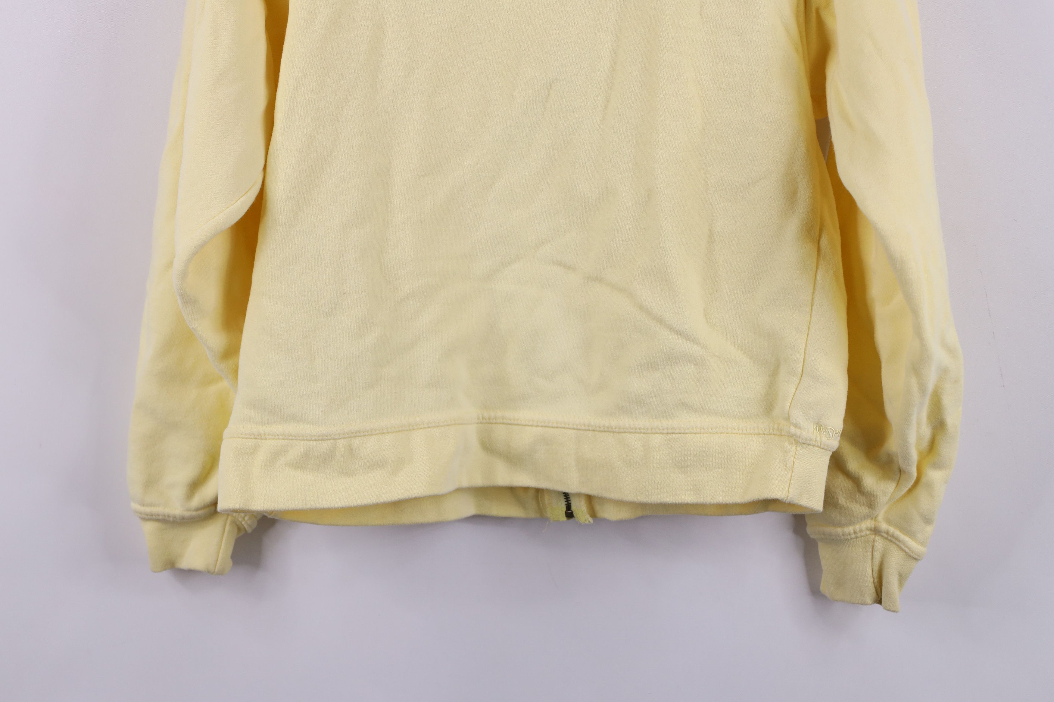 Vintage Vintage 90s Notre Dame University Full Zip Hoodie Yellow Size S / US 4 / IT 40 - 14 Thumbnail