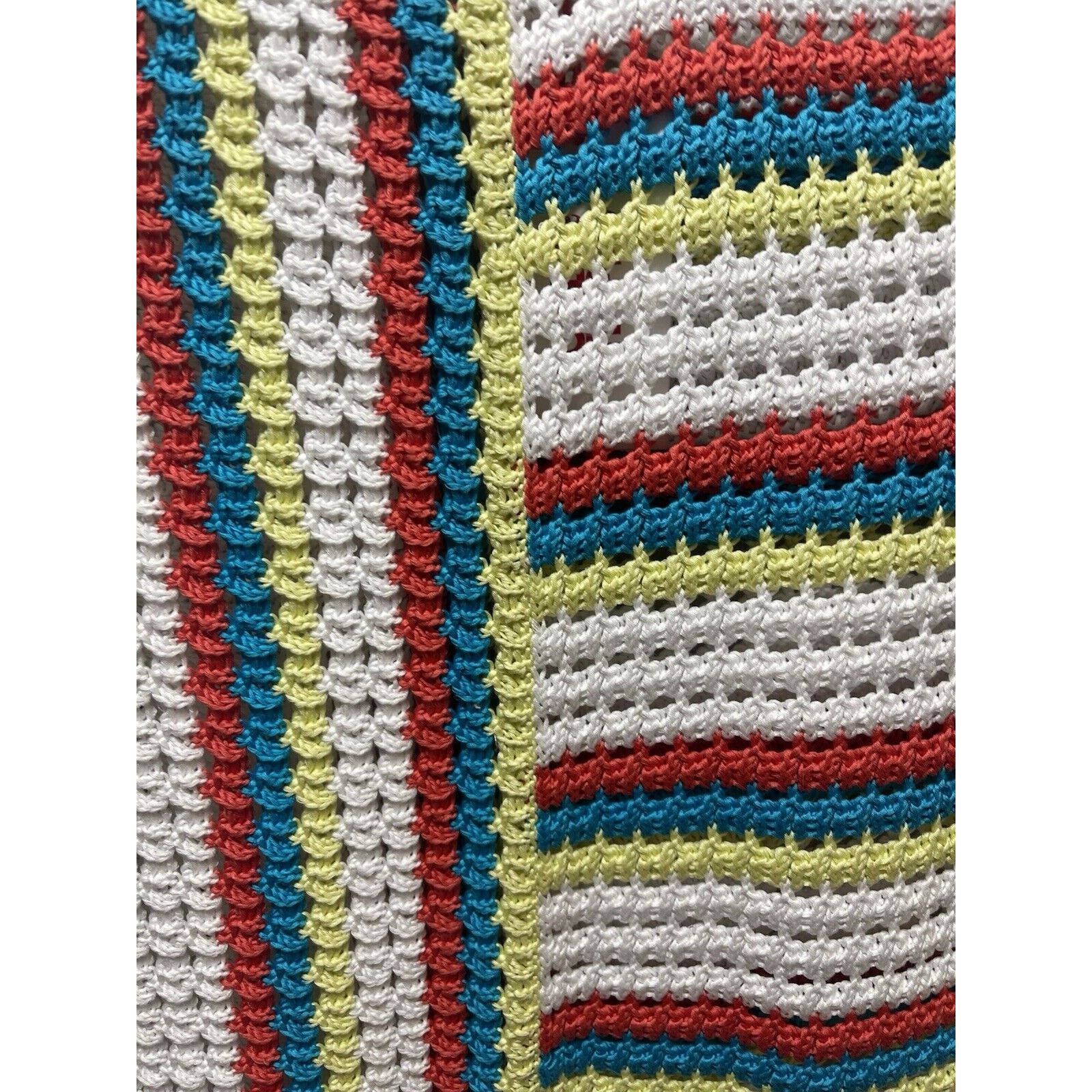 Solid & Striped Solid & Striped Cotton Crochet Multicolor Mini Dress Medium Size M / US 6-8 / IT 42-44 - 5 Thumbnail